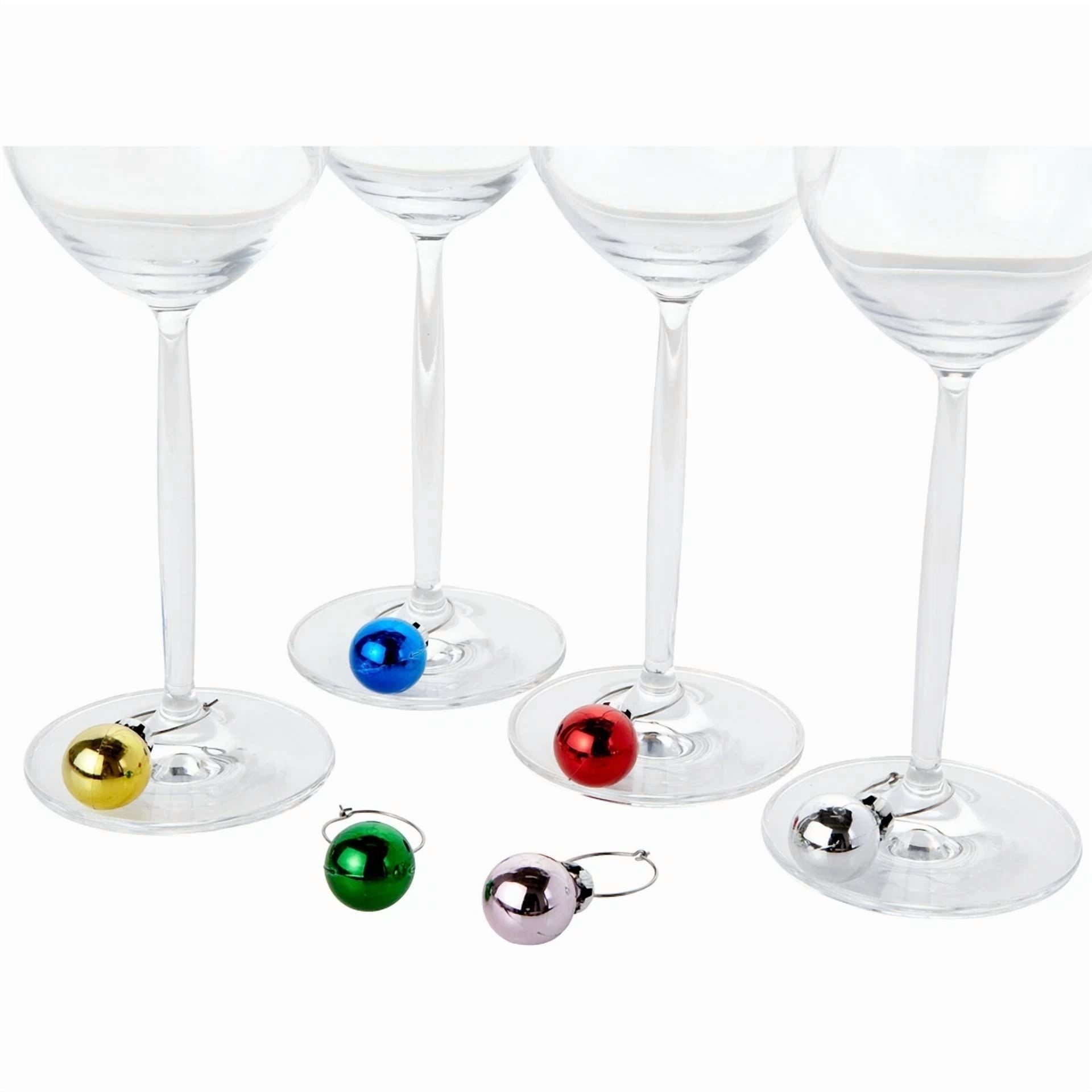Christmas Holiday Glass Markers…