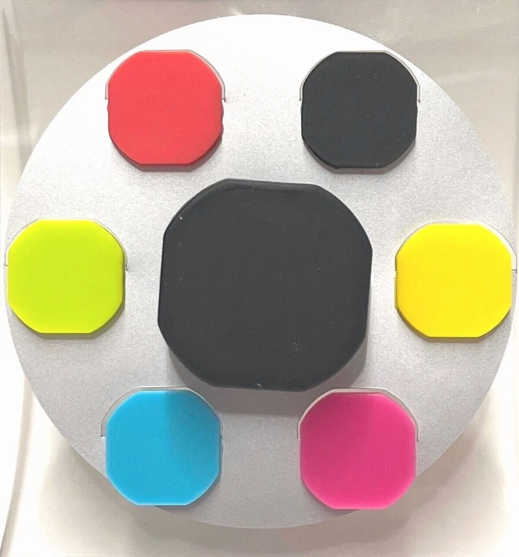 6-Pack Bold Colorful Silicone Wine Glass Marker Markers Bottle Stopper Dinner