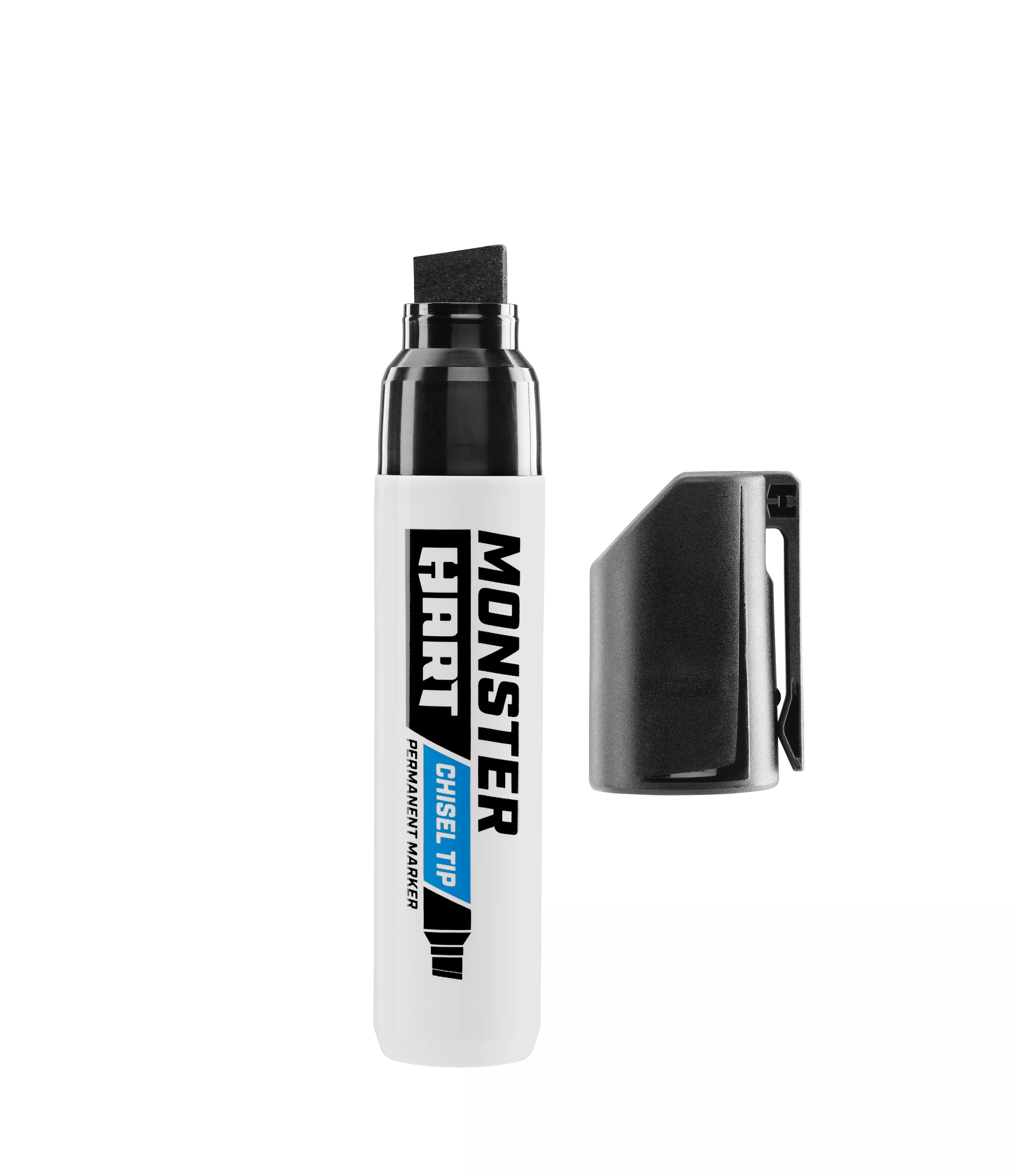 (2 pack) HART 1-Pack Black Monster Chisel Permanent Marker