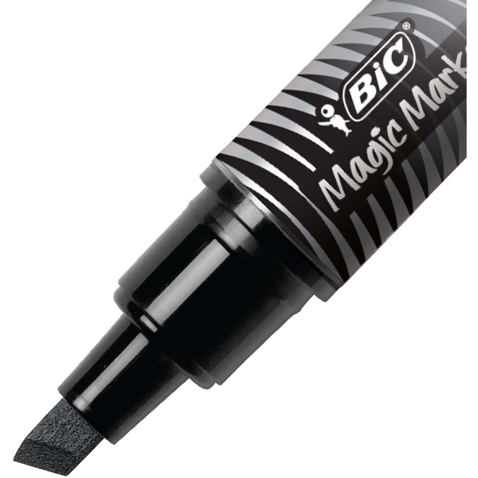 BIC, Chisel Tip Dry Erase Magic Markers, 4 / Set