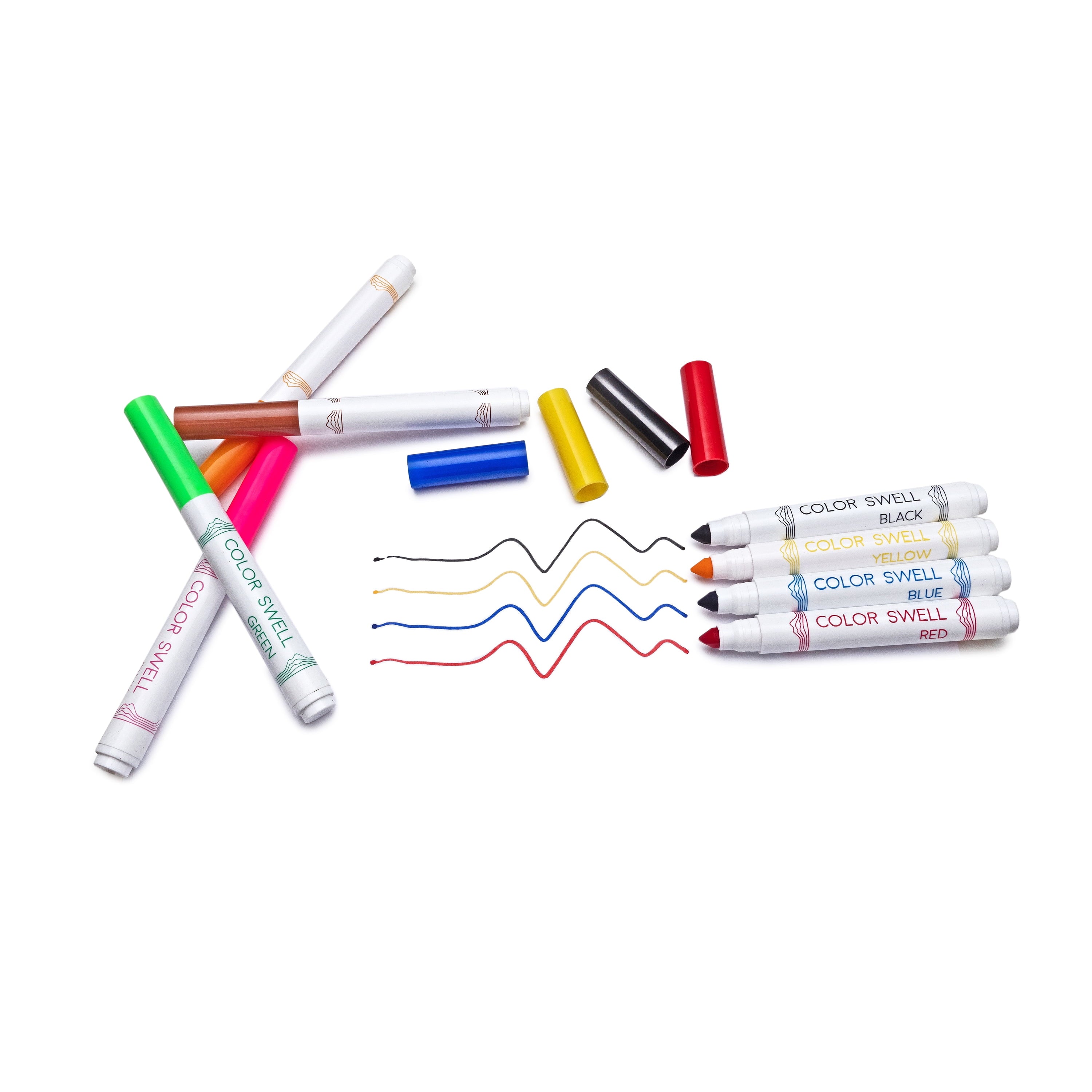 Color Swell Bulk Washable Markers - 40 Packs 8 Markers per Pack (320 Markers Total)