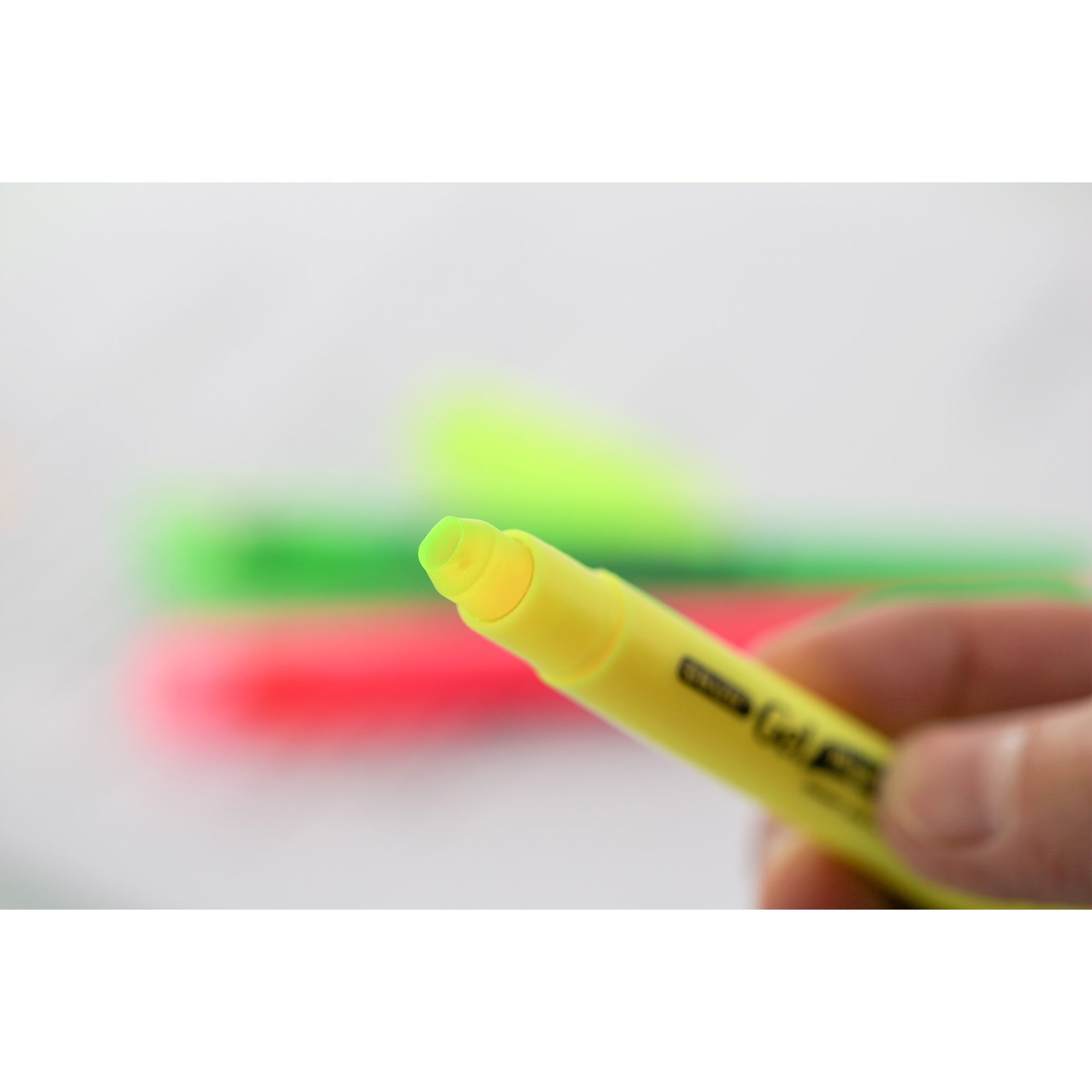 BAZIC Highlighter Gel Pen Neon Bible Highlighters Assorted Color (5/Pack), 1-Pack