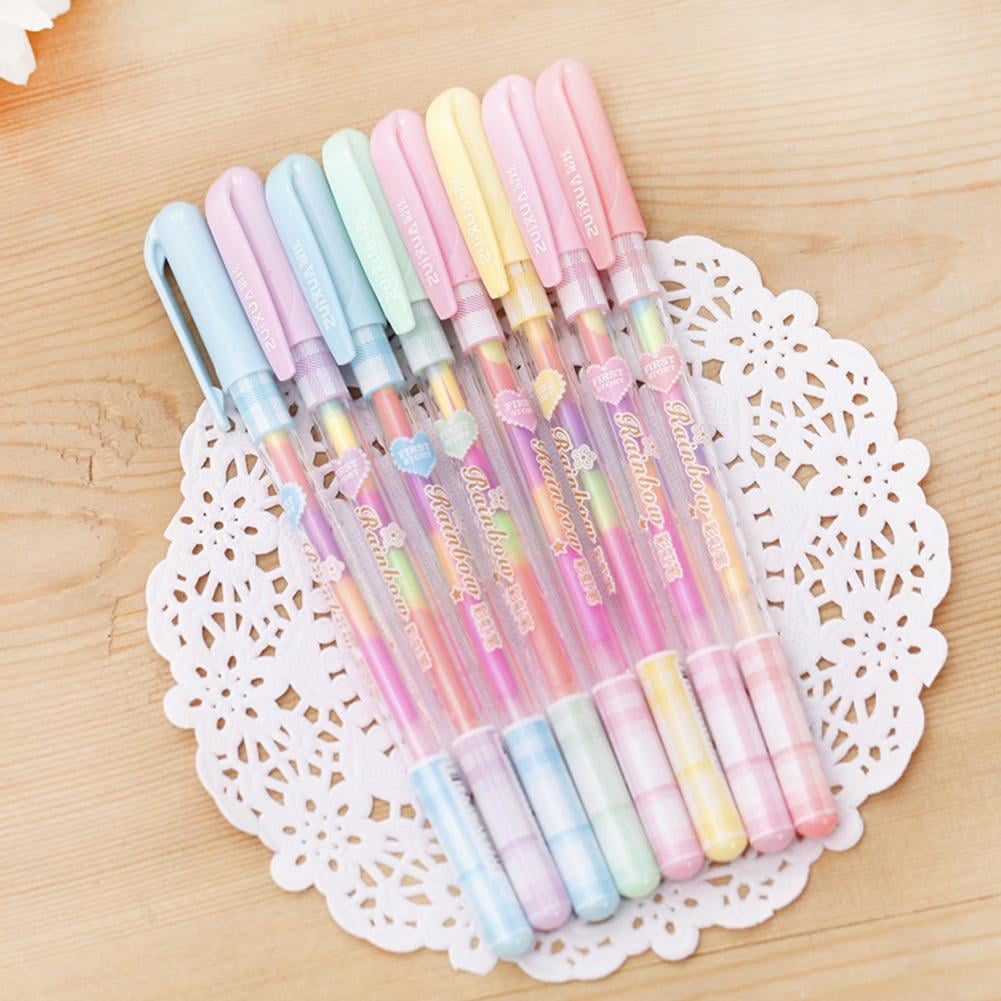 1pc Highlighter Pastels Colorful Ink Rainbow Color Color Gouache Pen Pens G M5V6 K6A7