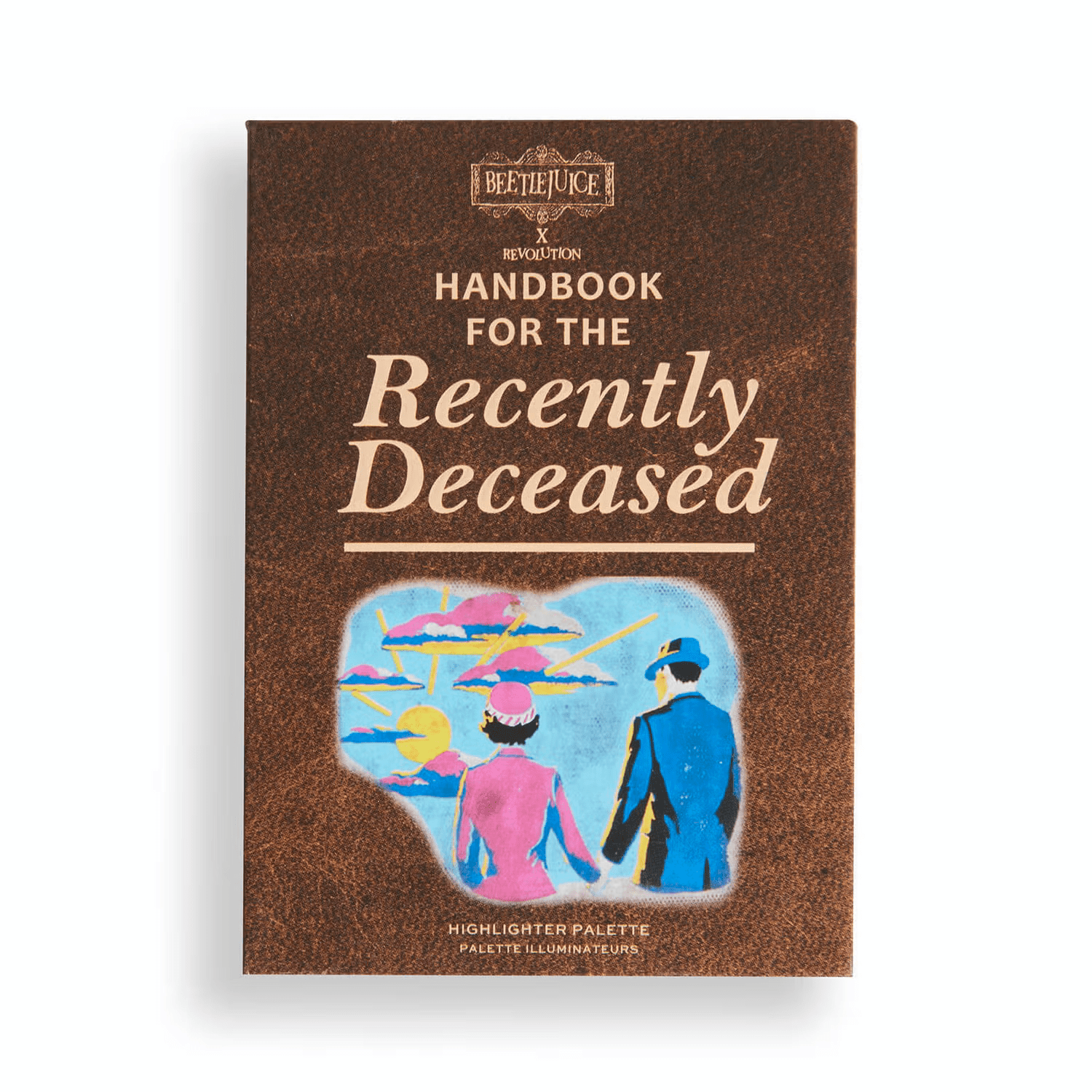 Beetlejuice Recently Deceased Book Handbook Highlighter Palette