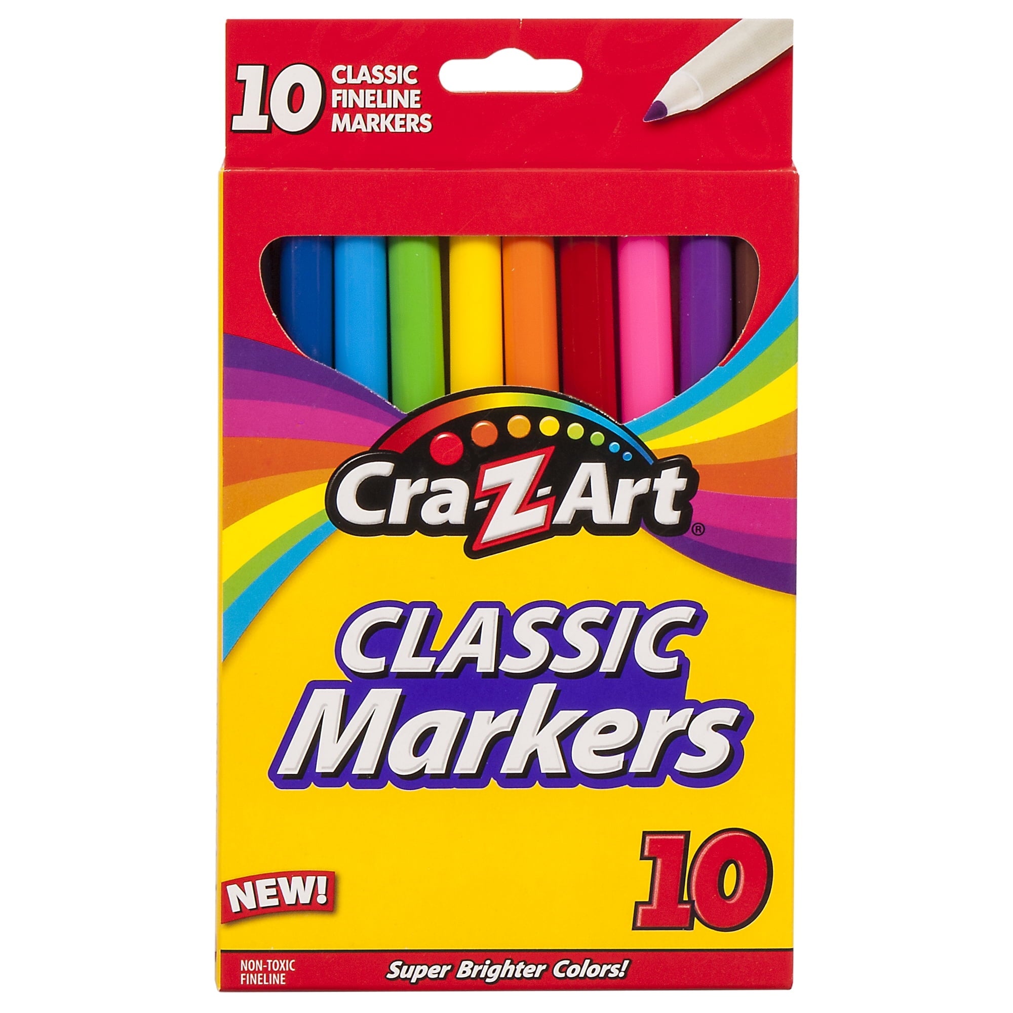 Cra-Z-Art Classic Fineline Art Markers - 10 Count