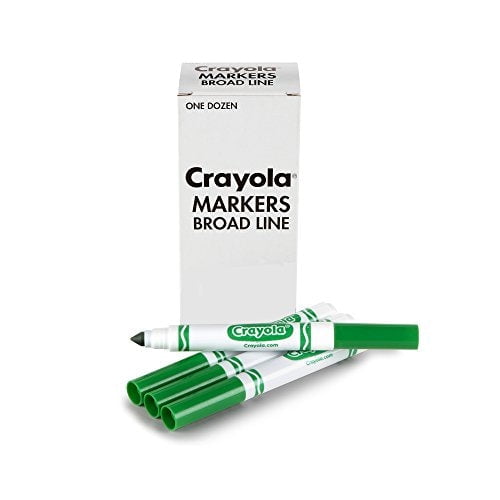 Crayola - 12 Count Bulk Broad Line Markers