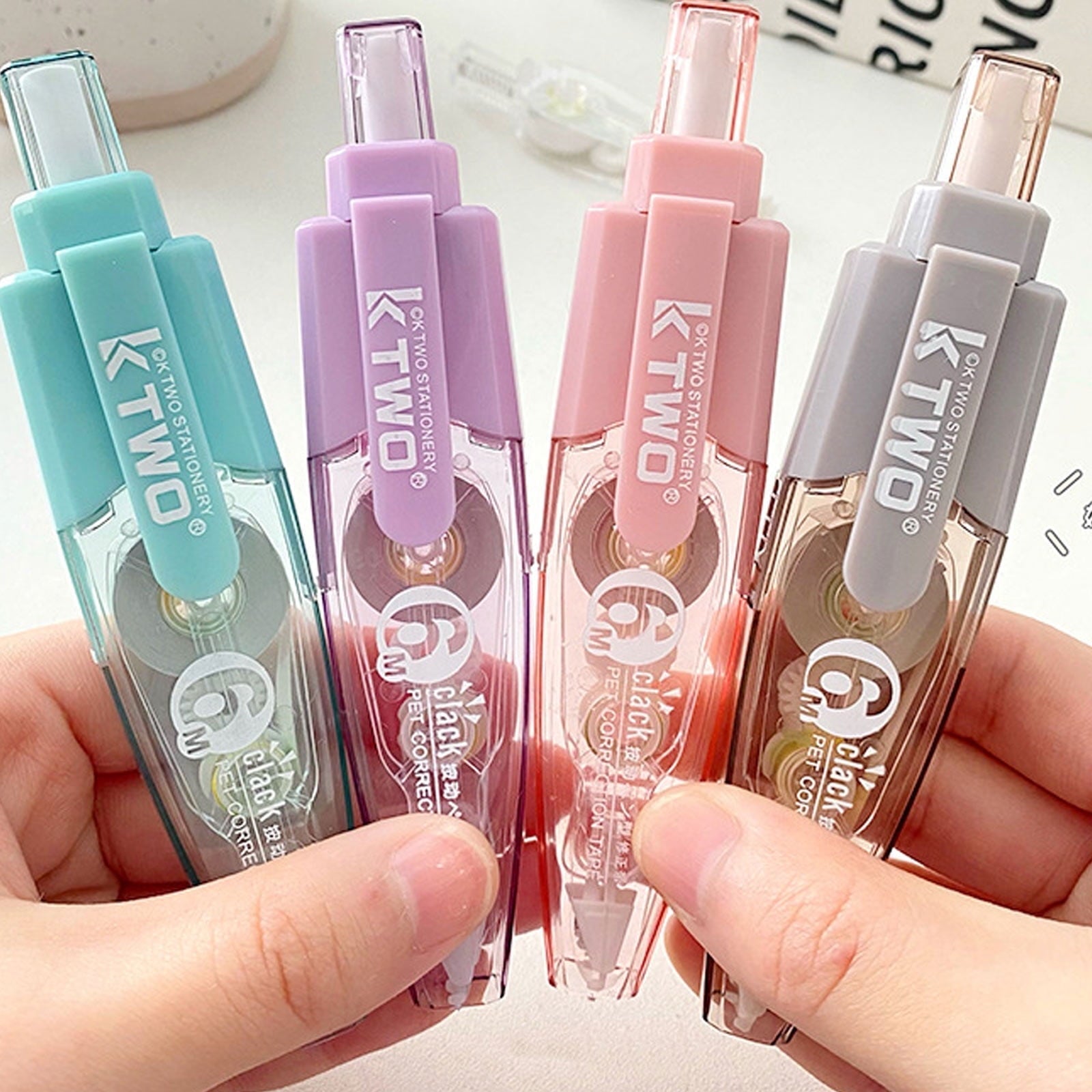 3-Ring Binder Zipper Pouch: Dual-Compartment Clear Window Pencil Case for Pens Cosmetics - 10" x 7.5" Office Travel Organizer(Blue)