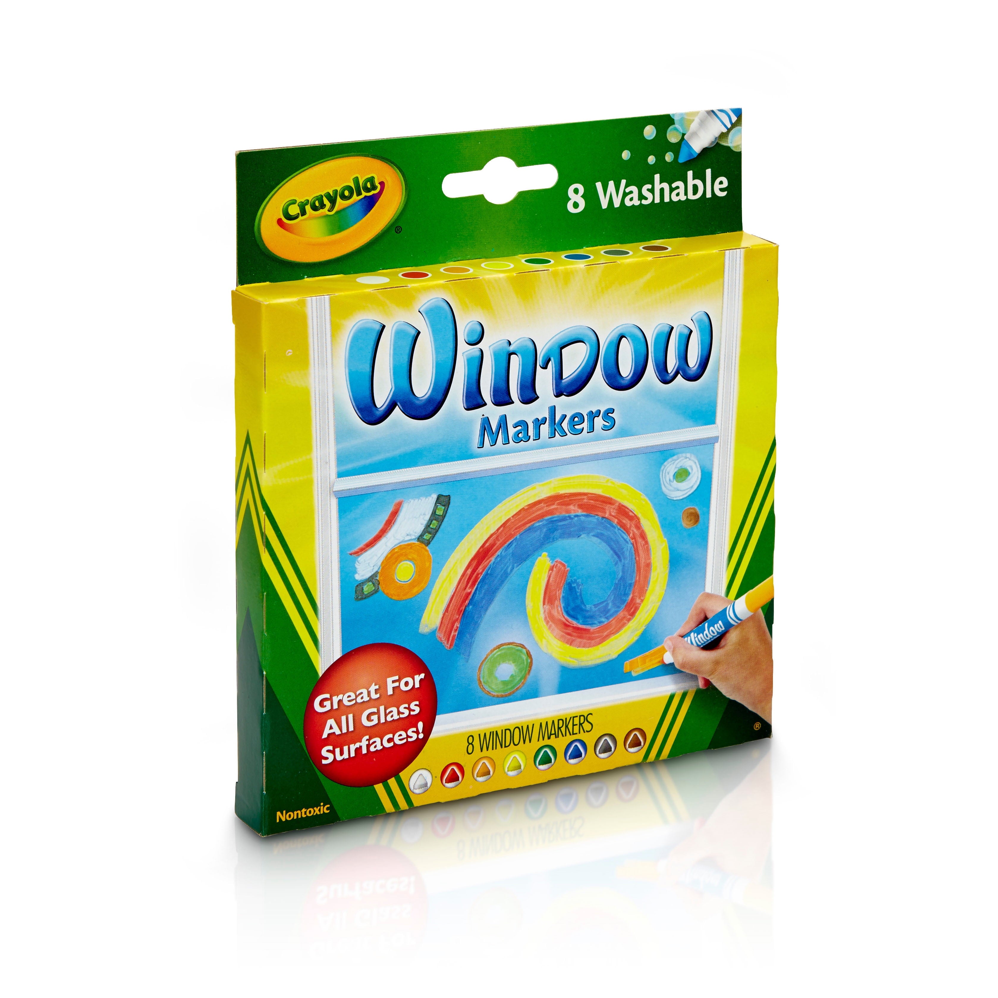 Crayola 8 count Washable Window Markers