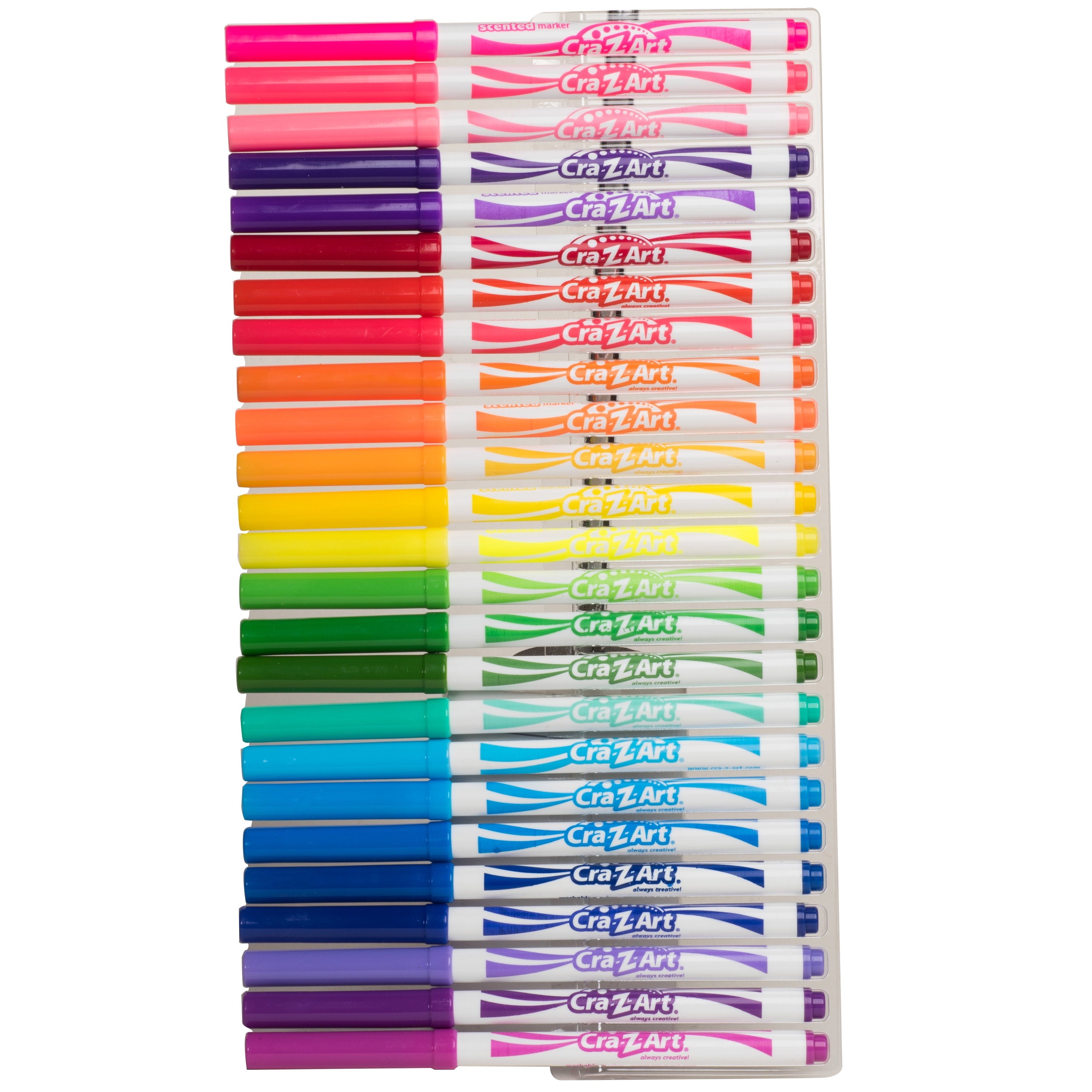 Cra-Z-Art Super Tip Washable Markers, 50 Count, 12 Scented Colors, School Supplies