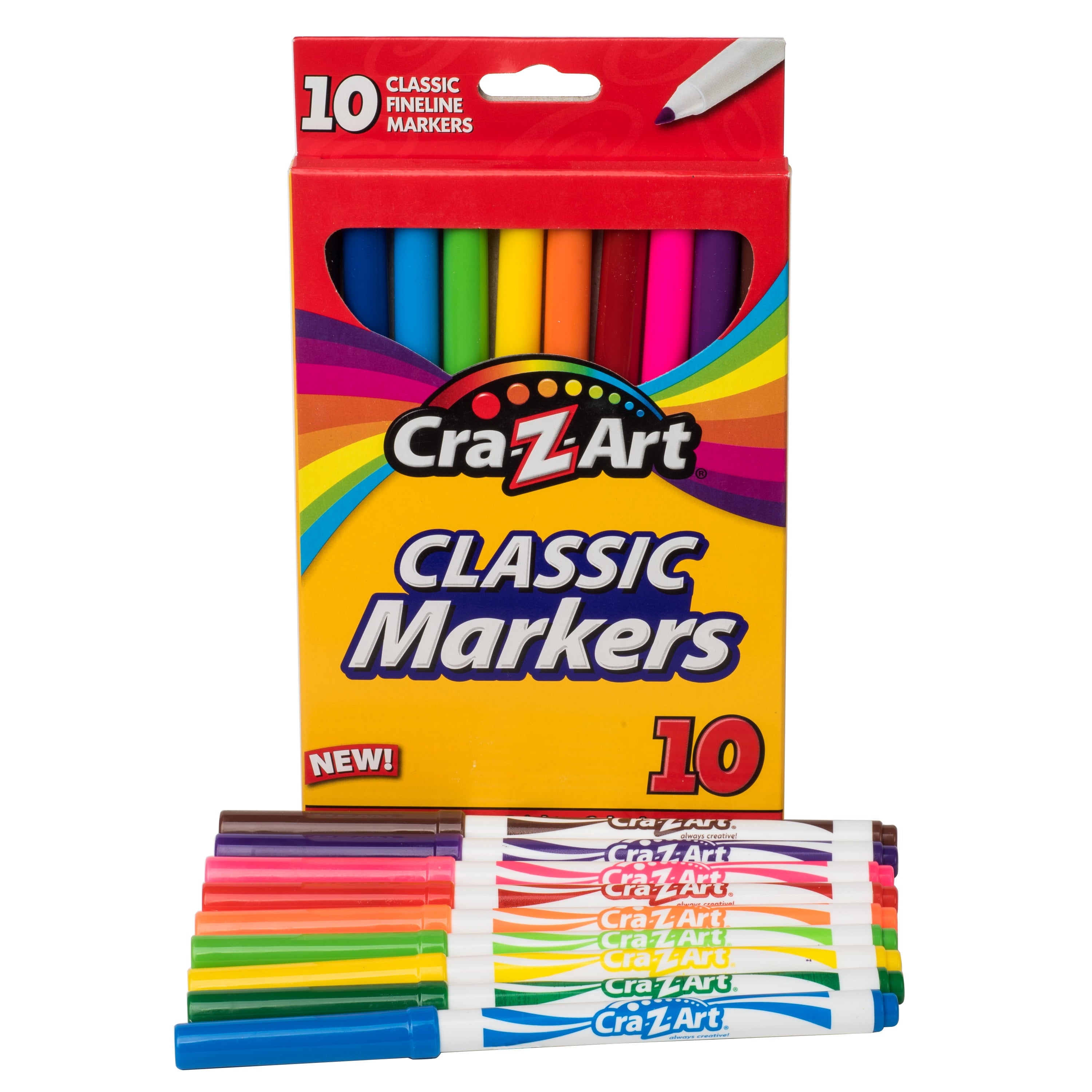Cra-Z-Art Classic Fineline Art Markers - 10 Count