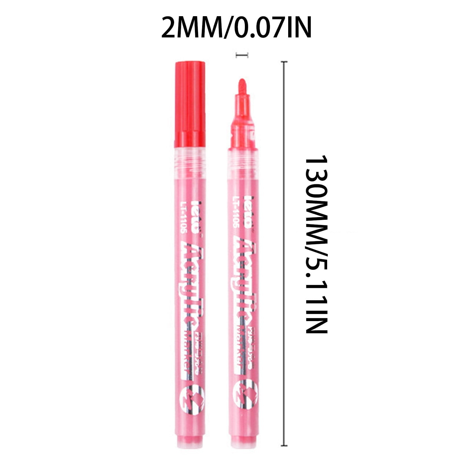 Christmas Savings Clearance! FELTREE 120ml Acrylic Marker Quick Drying Watercolor Pen Set Water-soluble Pigment Graffiti Art Painting Acrylic Pen, 5.2in