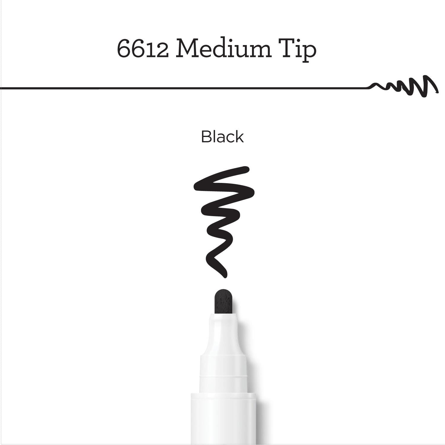 Apple Barrel Multi-Surface Medium Tip Paint Pen, Black, 1 Piece