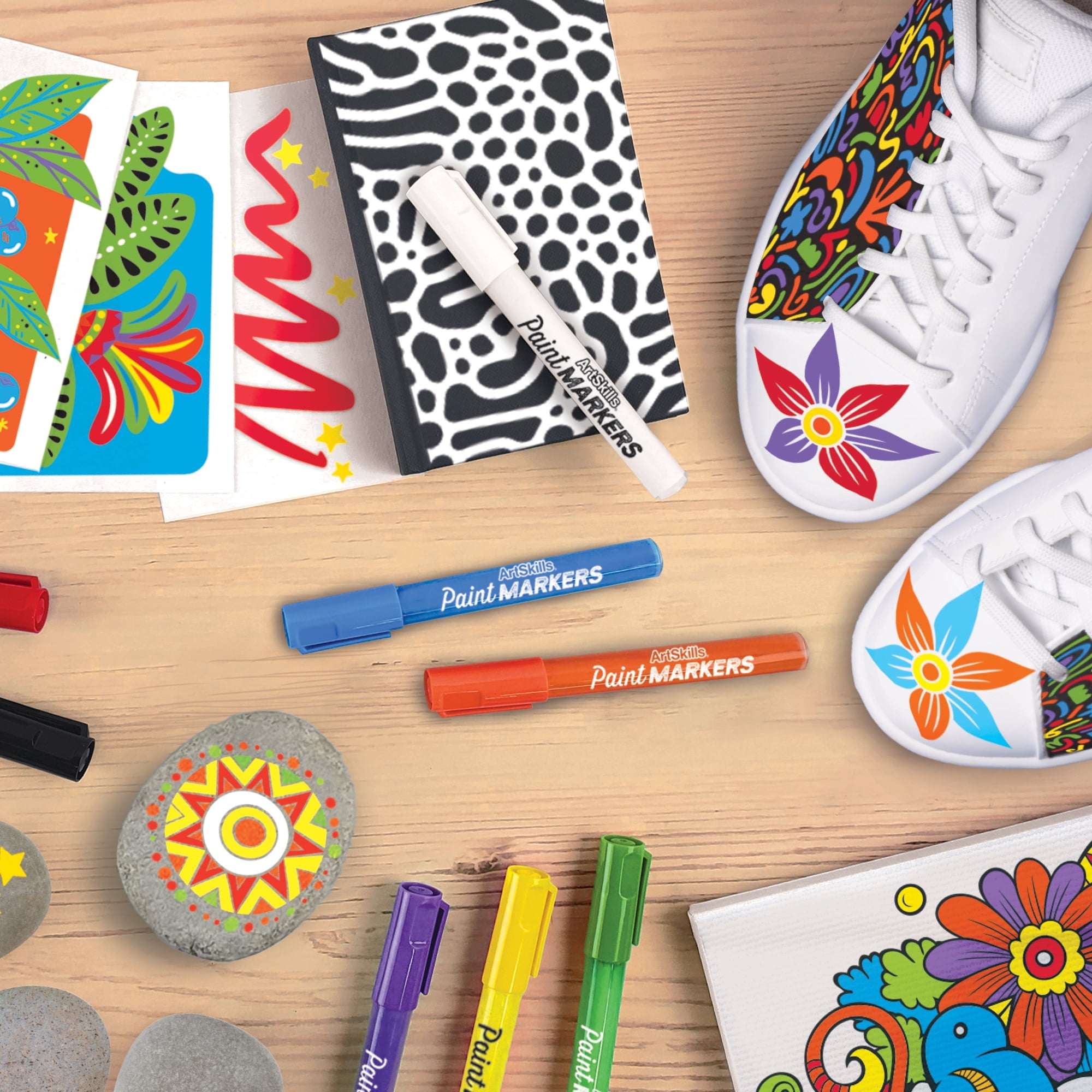 ArtSkills Paint Markers for Arts and Crafts, Art Markers for Kids & Teens, 8 Count