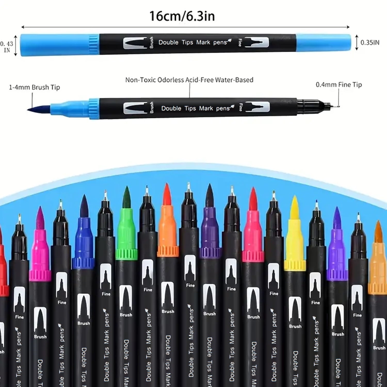 ASOVNXF Dual Coloring Markers Brush Pens, 80 Fine Point Art Markers,Coloring Markers for Adults Coloring Books No Bleeding, for Adult Book Cards Drawing Craft Kit Teacher Office Supplies