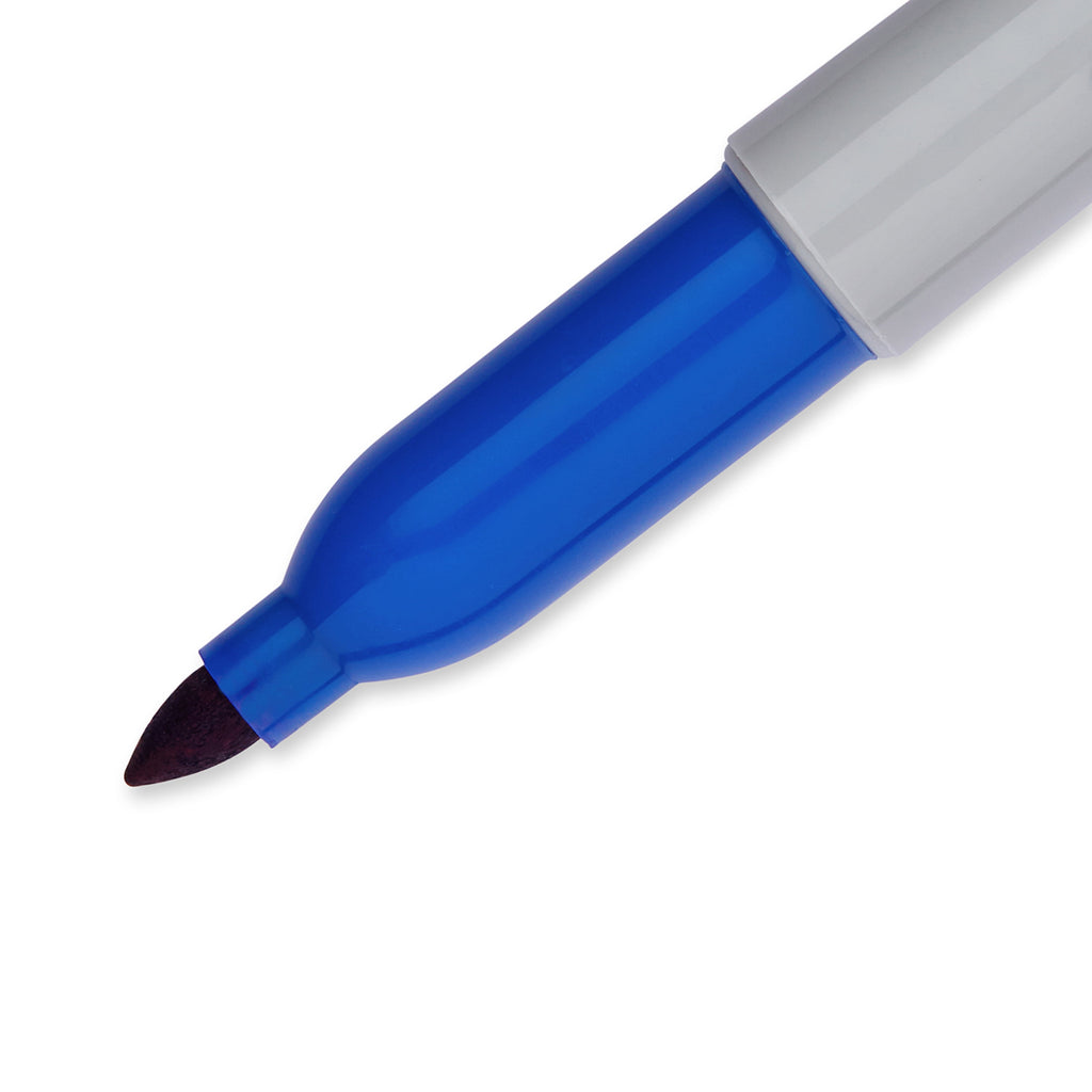 Sharpie Permanent Markers, Fine Point, Blue, 36 Count