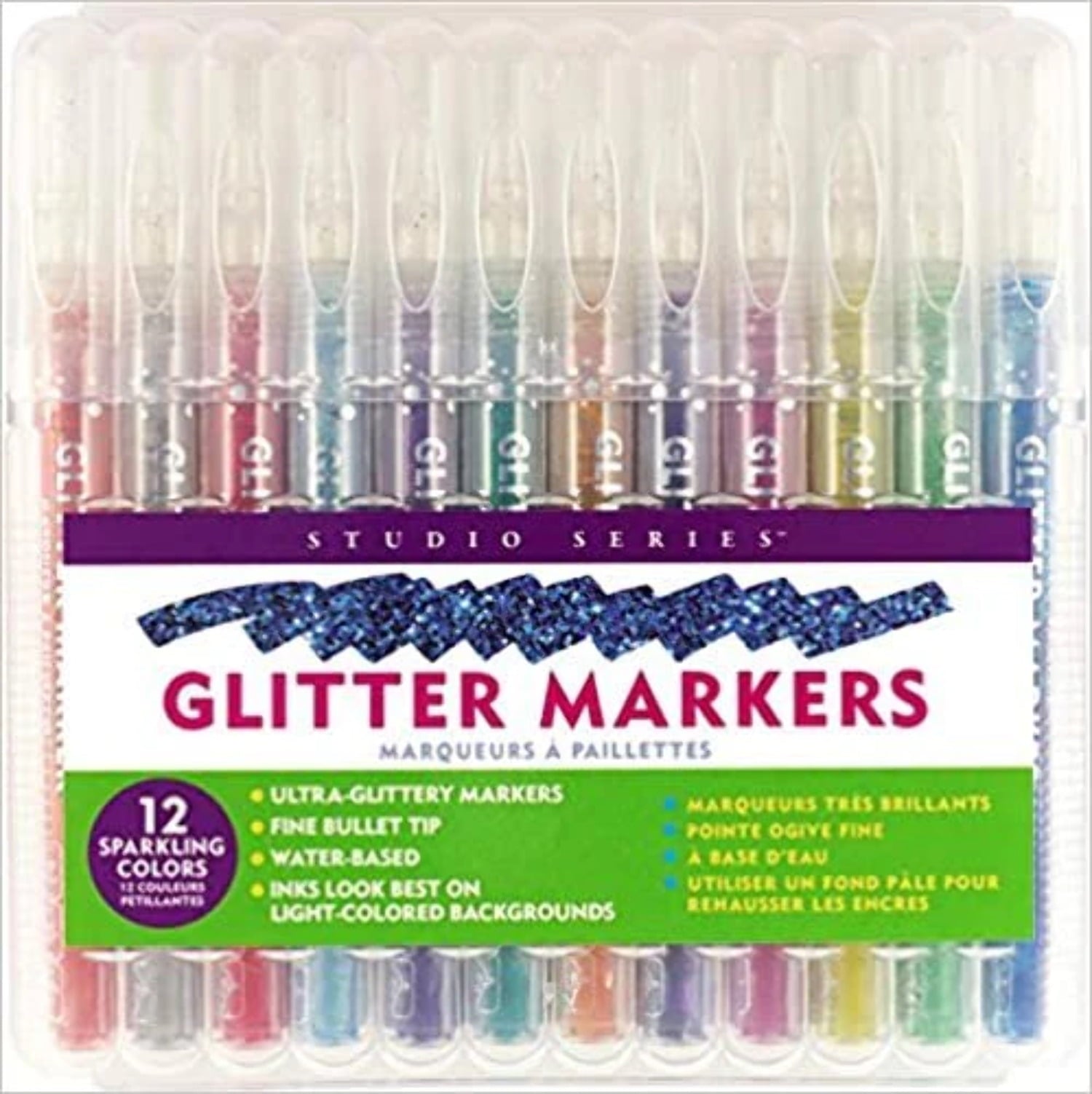 Studio Series Glitter Marker Set (12-Piece Set) (Other)