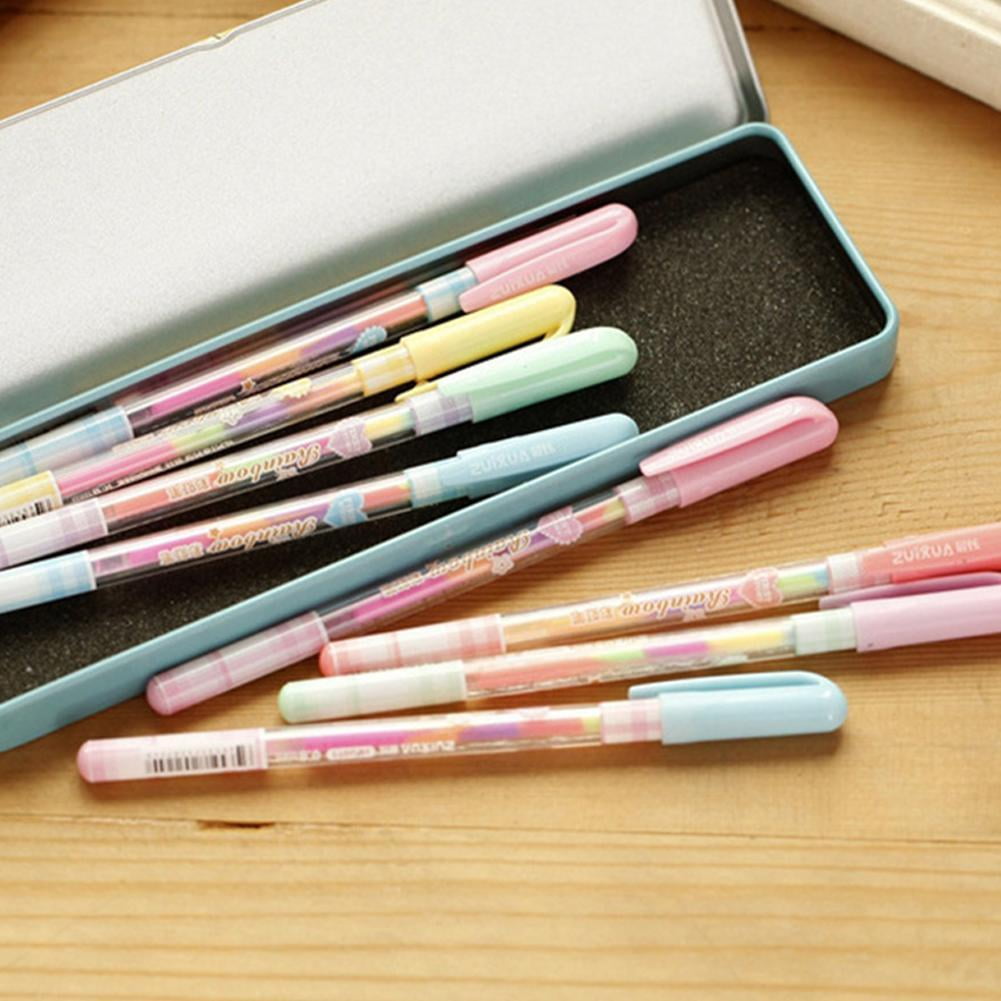 1pc Highlighter Pastels Colorful Ink Rainbow Color Color Gouache Pen Pens G M5V6 K6A7