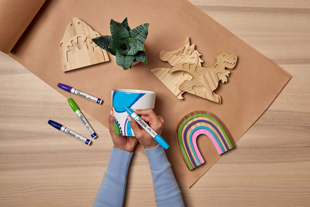 Sharpie Paint Permanent Marker, Fine Point, Black