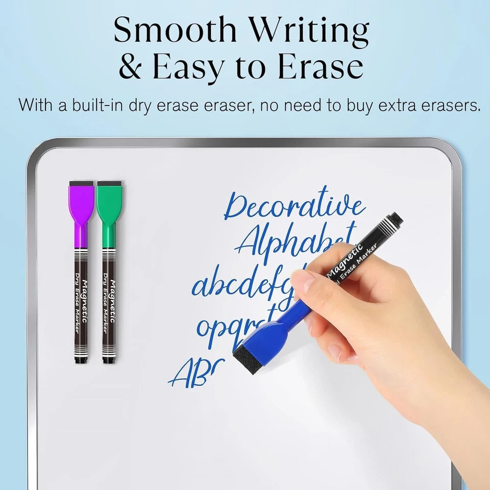 Dry Erase Markers Fine Tip Fine Point Dry Erase Markers With Eraser,Magnetic Dry