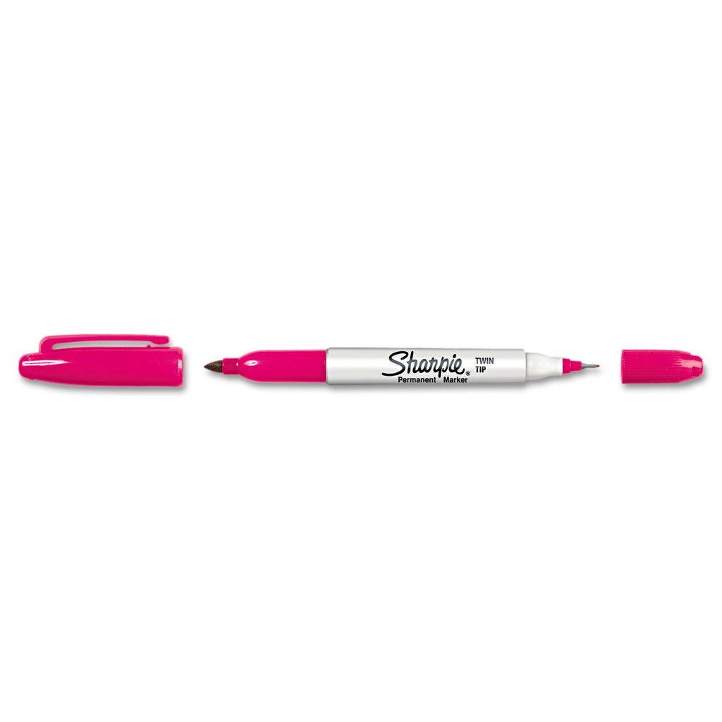 Sharpie Twin Tip Permanent Marker, Magenta