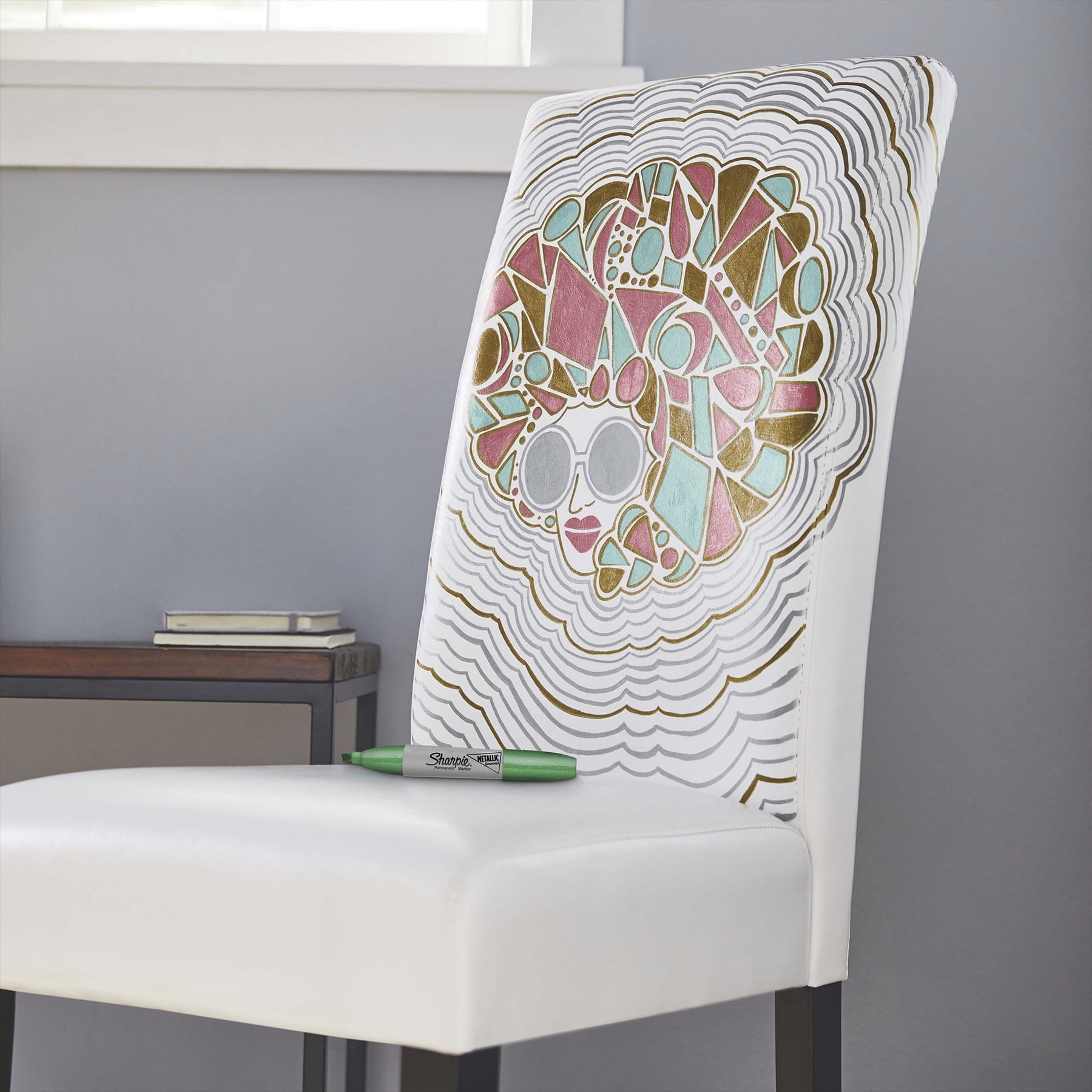 Sharpie Metallic Permanent Markers, Chisel Tip, Assorted Colors, 3 Count