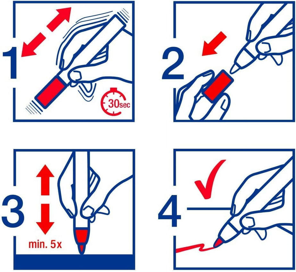Edding 780 Extra Fine Paint Marker - White - Pack of 10