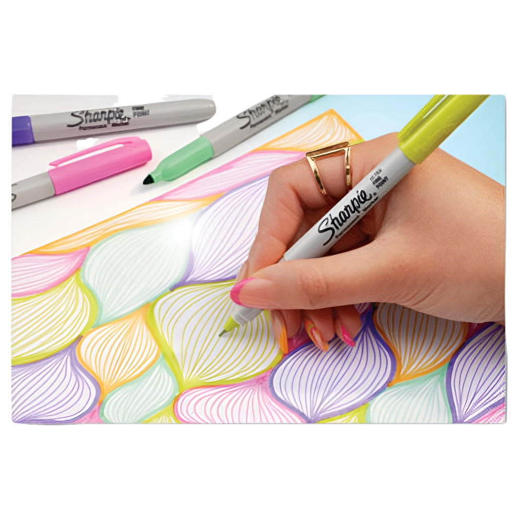 Sharpie Ultra Fine Tip Permanent Marker Glam Pop Assortment 24/Pack 1949558