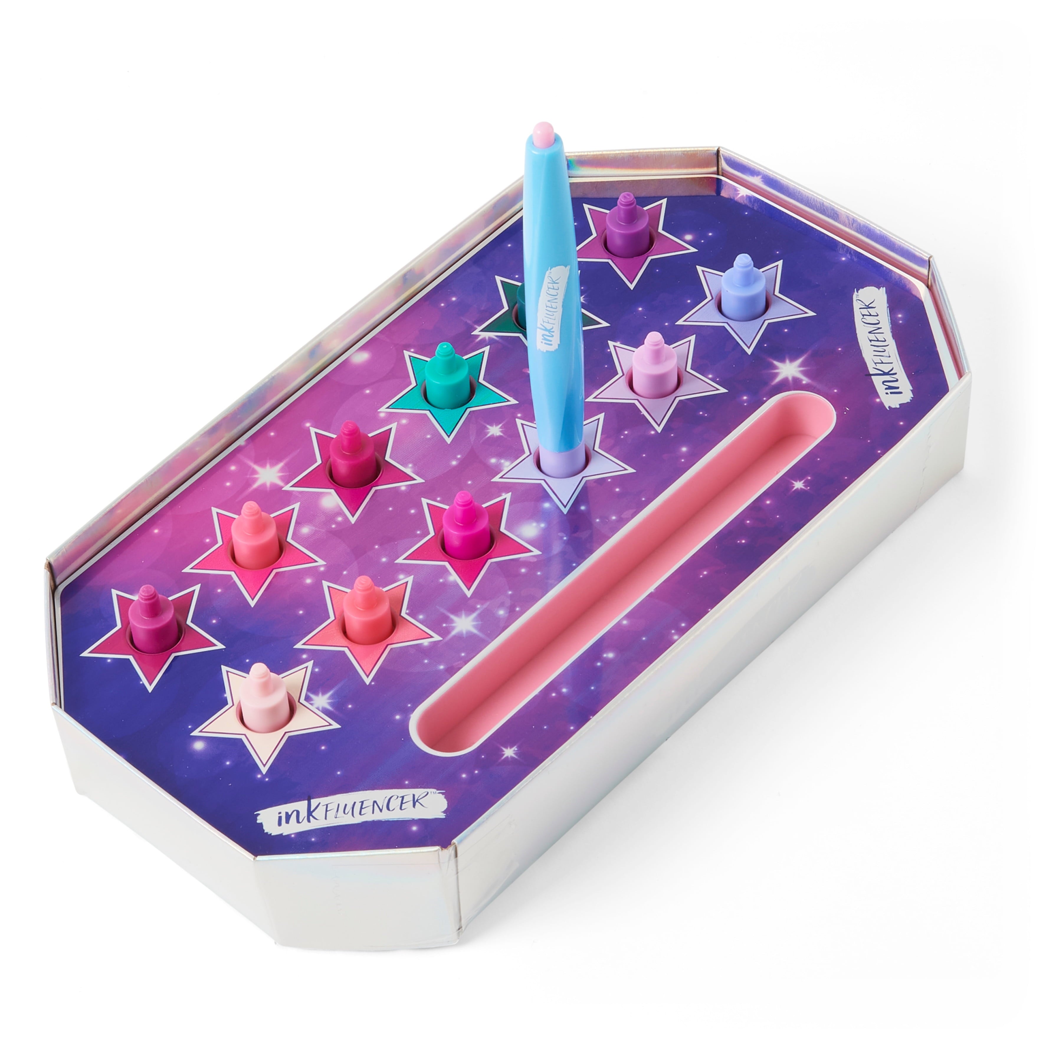 inkFLUENCER, We Wear Cute Click N Color Cosmo Marker Set, 12 Colors