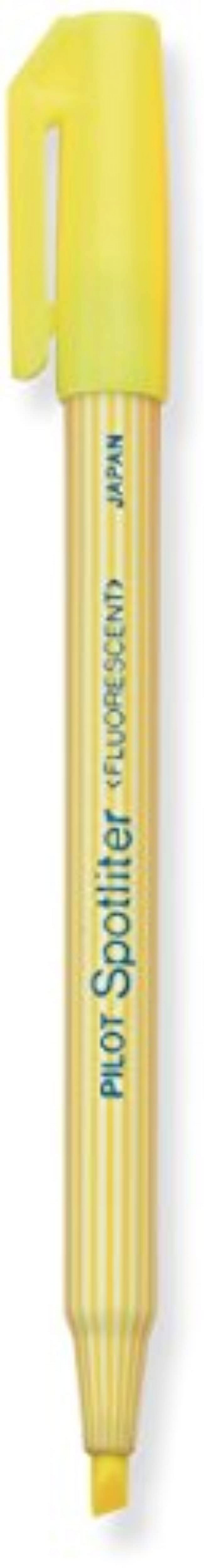 Pilot Spotliter Fluorescent Highlighters, Chisel Tip, Yellow, Dozen Box (45011)