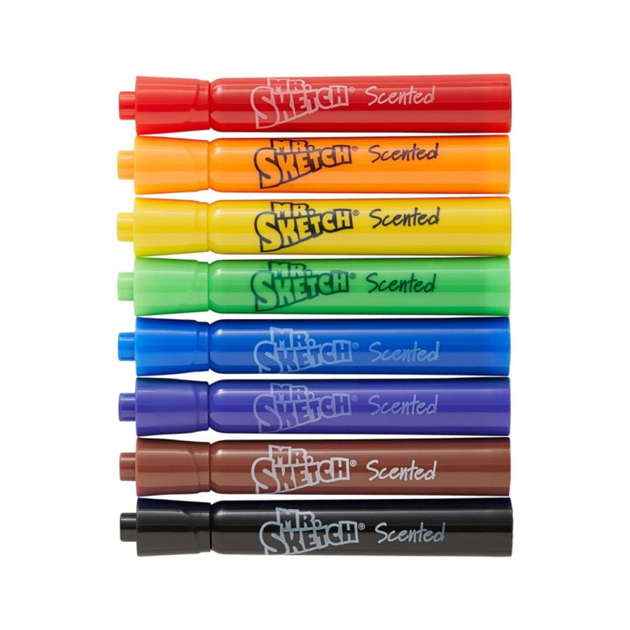 Mr. Sketch Scented Chisel Tip Marker Set, 8-Colors