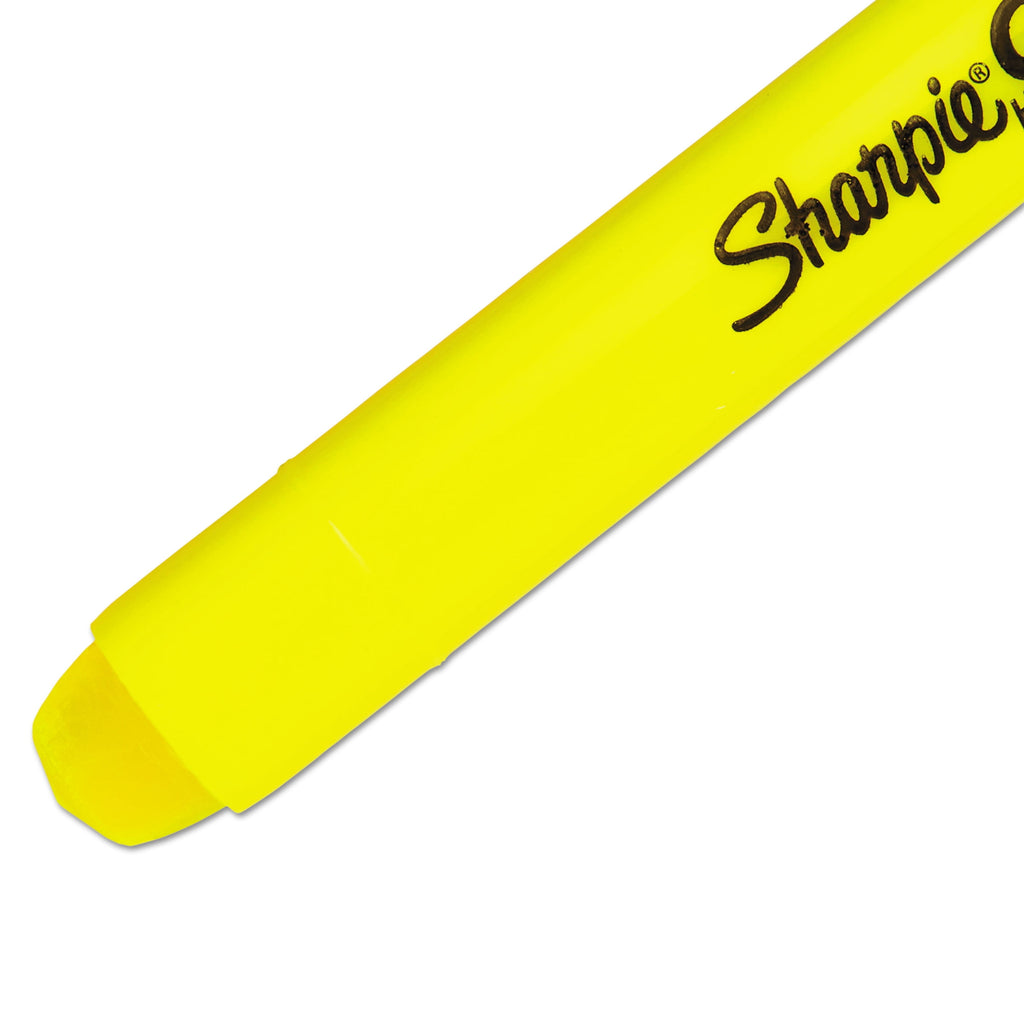 (3 pack) Sharpie Gel Highlighters, Bullet Tip, Fluorescent Yellow, 2 Count
