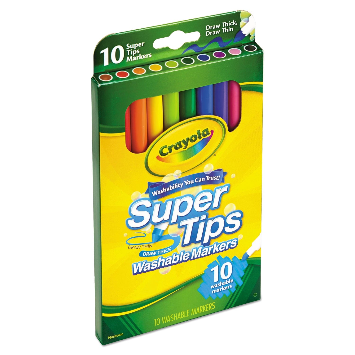 Crayola Super Tips Washable Markers Set Of 10