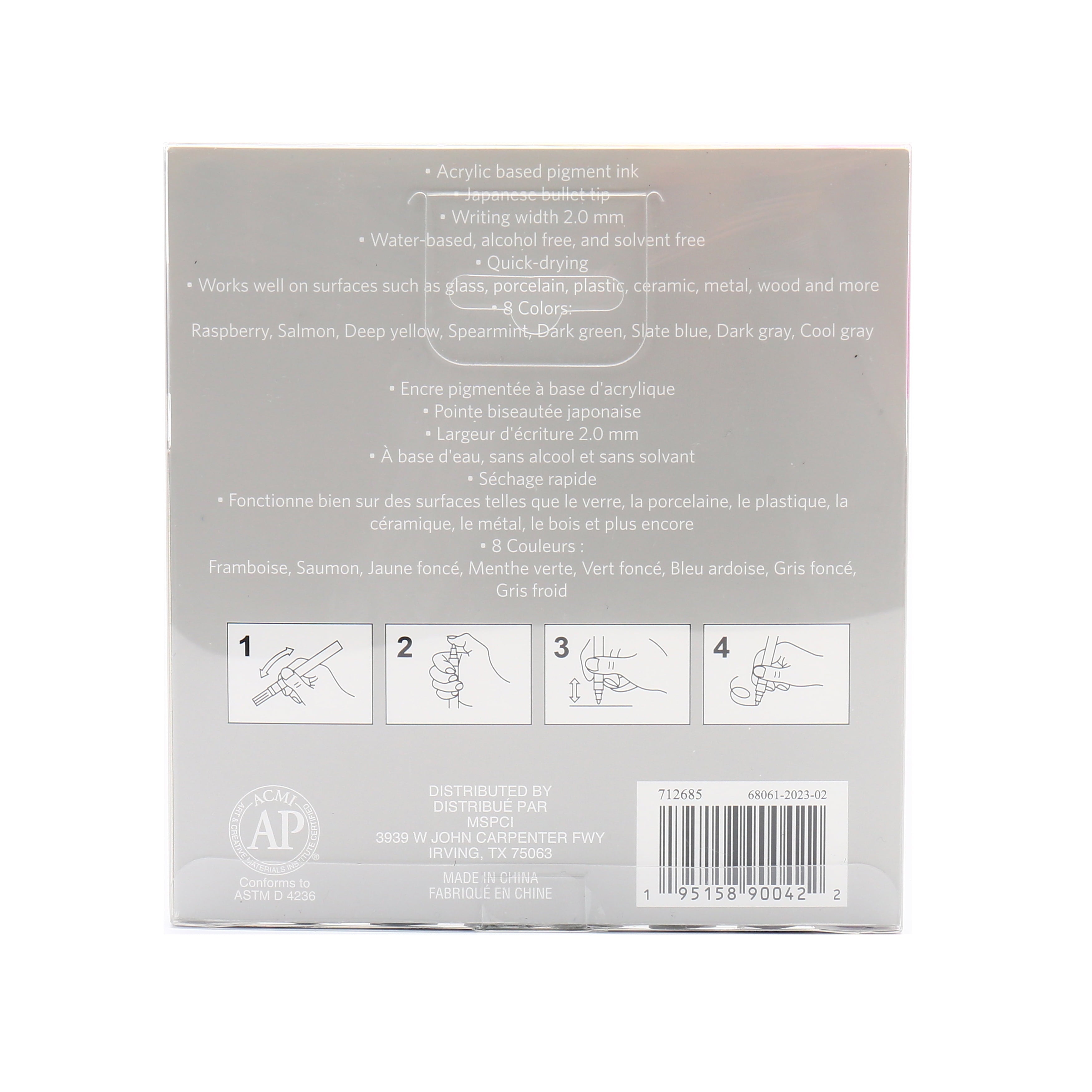 Fashion Assorted Colors Acrylic Paint Marker Set by Artist's Loft™ - 8 Markers