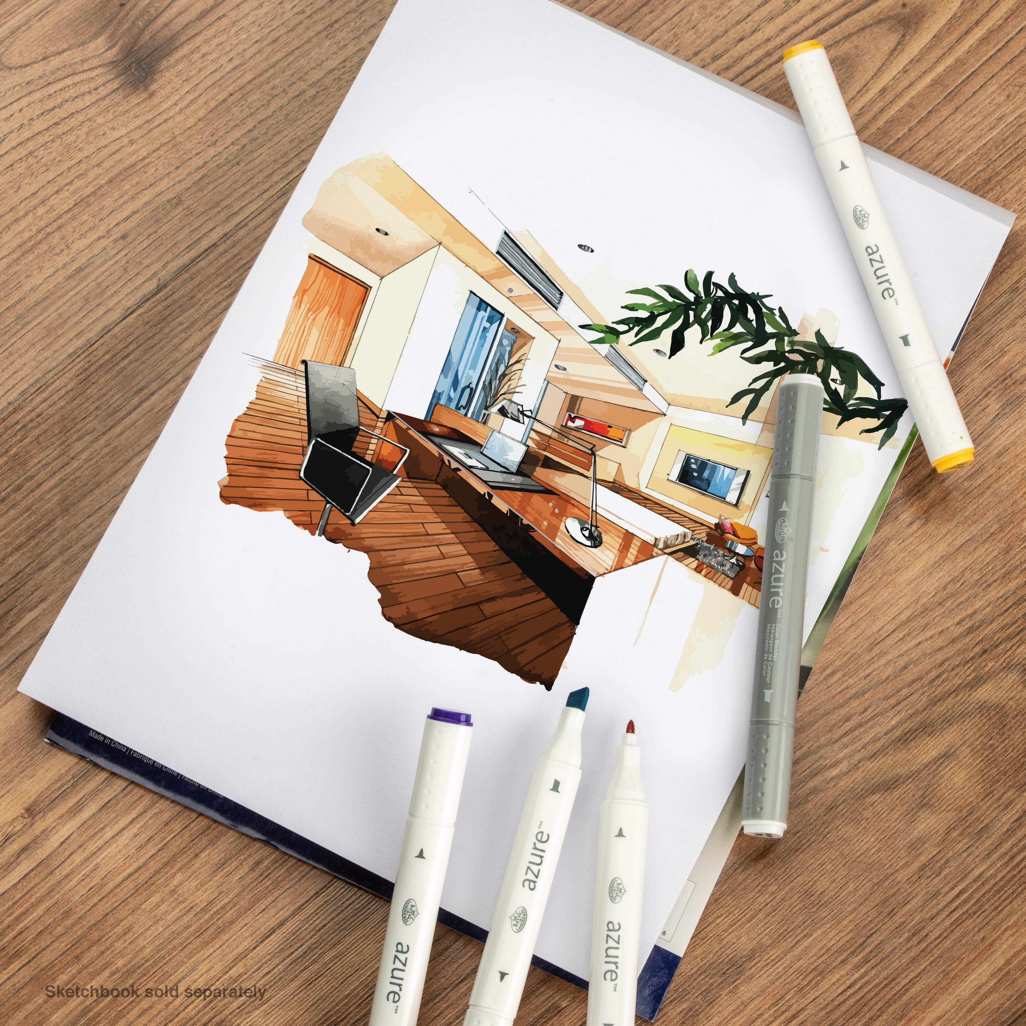 Royal & Langnickel Azure™ 40pc Color Marker Set