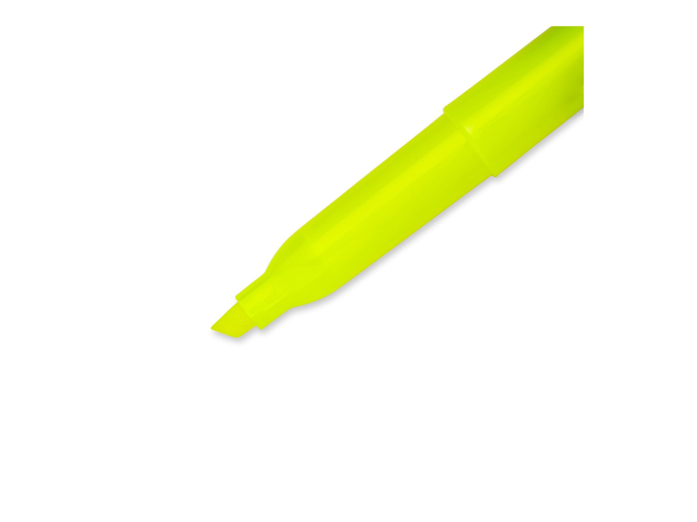 Sharpie Pocket Highlighters, Chisel Tip, Fluorescent Yellow, 4 Count