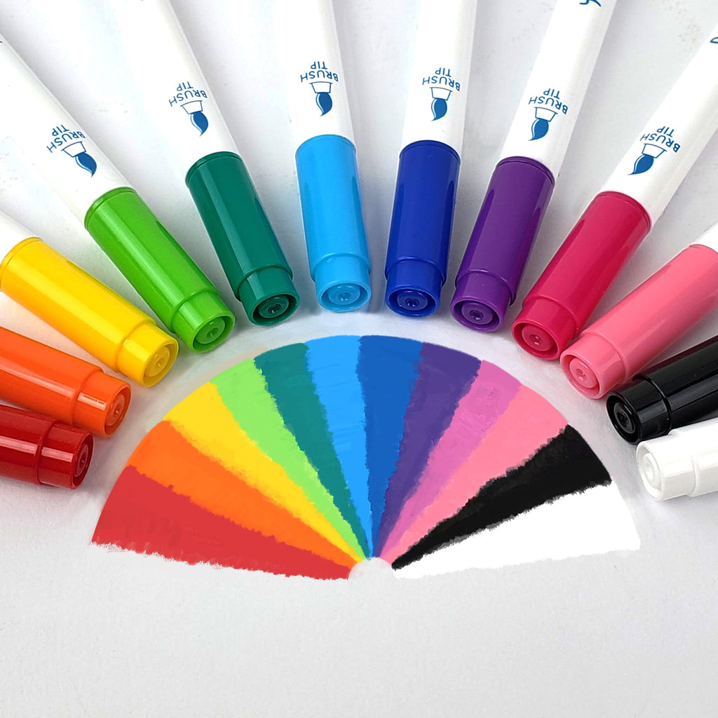 Hello Hobby  Detail Acrylic Paint Markers, 12 Count