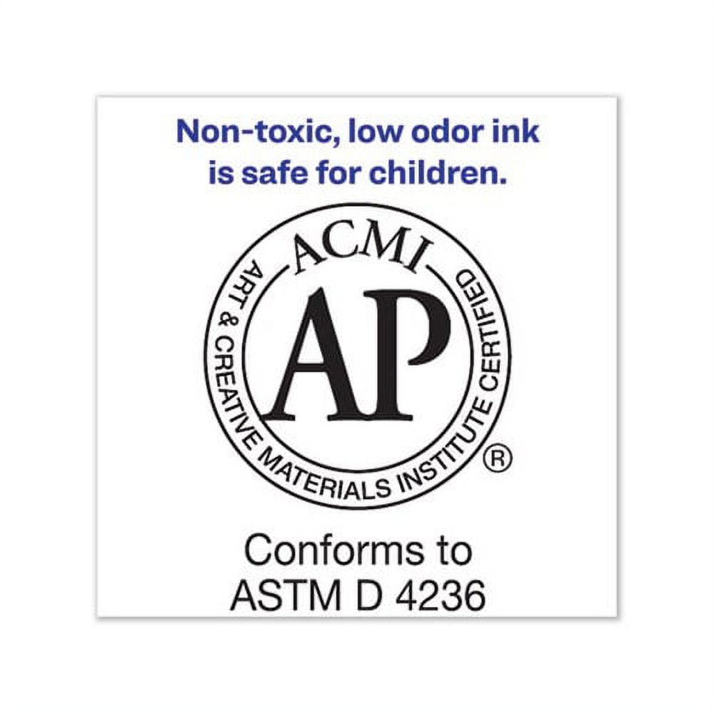 Avery Marks-A-Lot Regular Desk-Style Permanent Marker, Chisel Tip, Green, Dozen