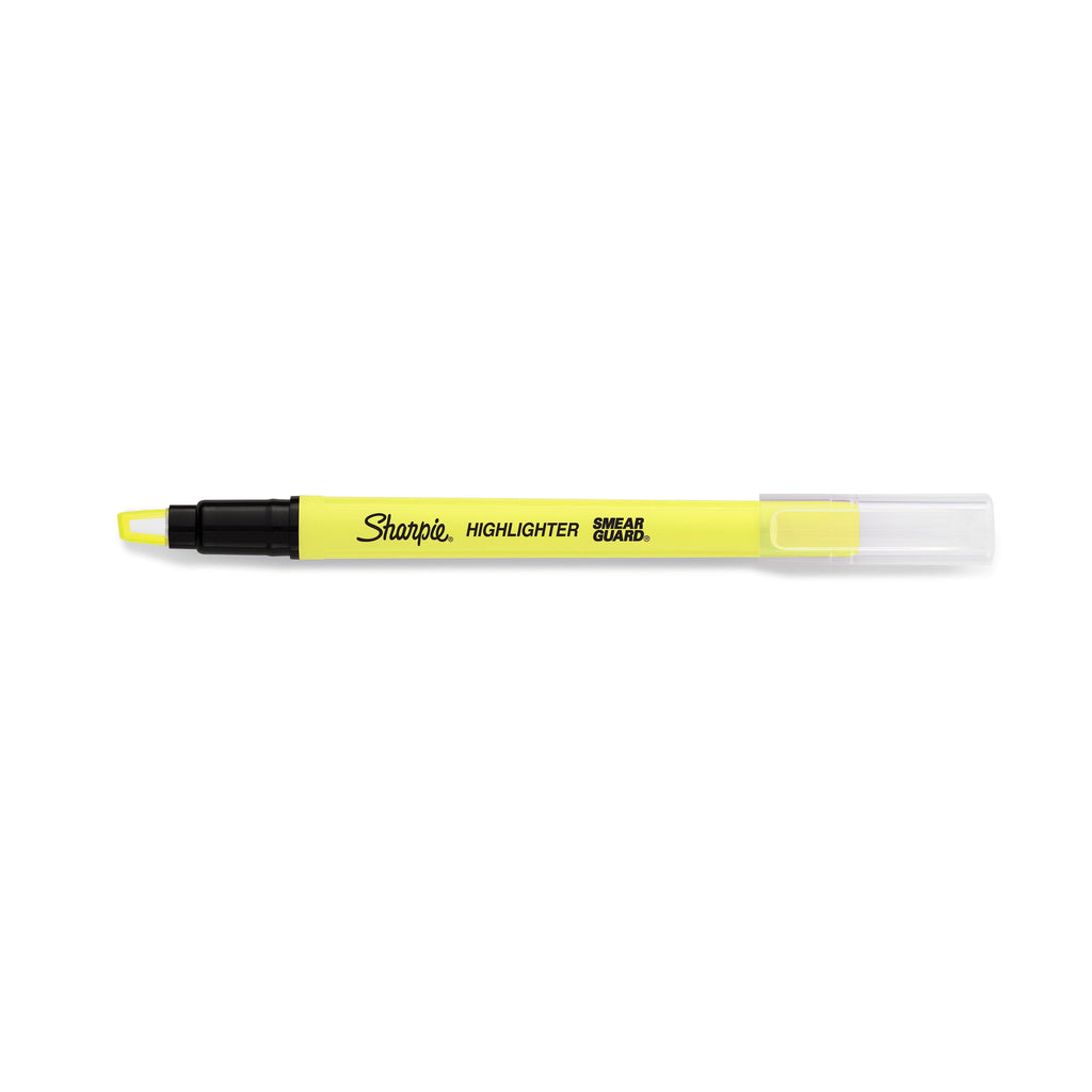 Sharpie Clear View Highlighter with See-Through Chisel Tip, Yellow, 2 Count