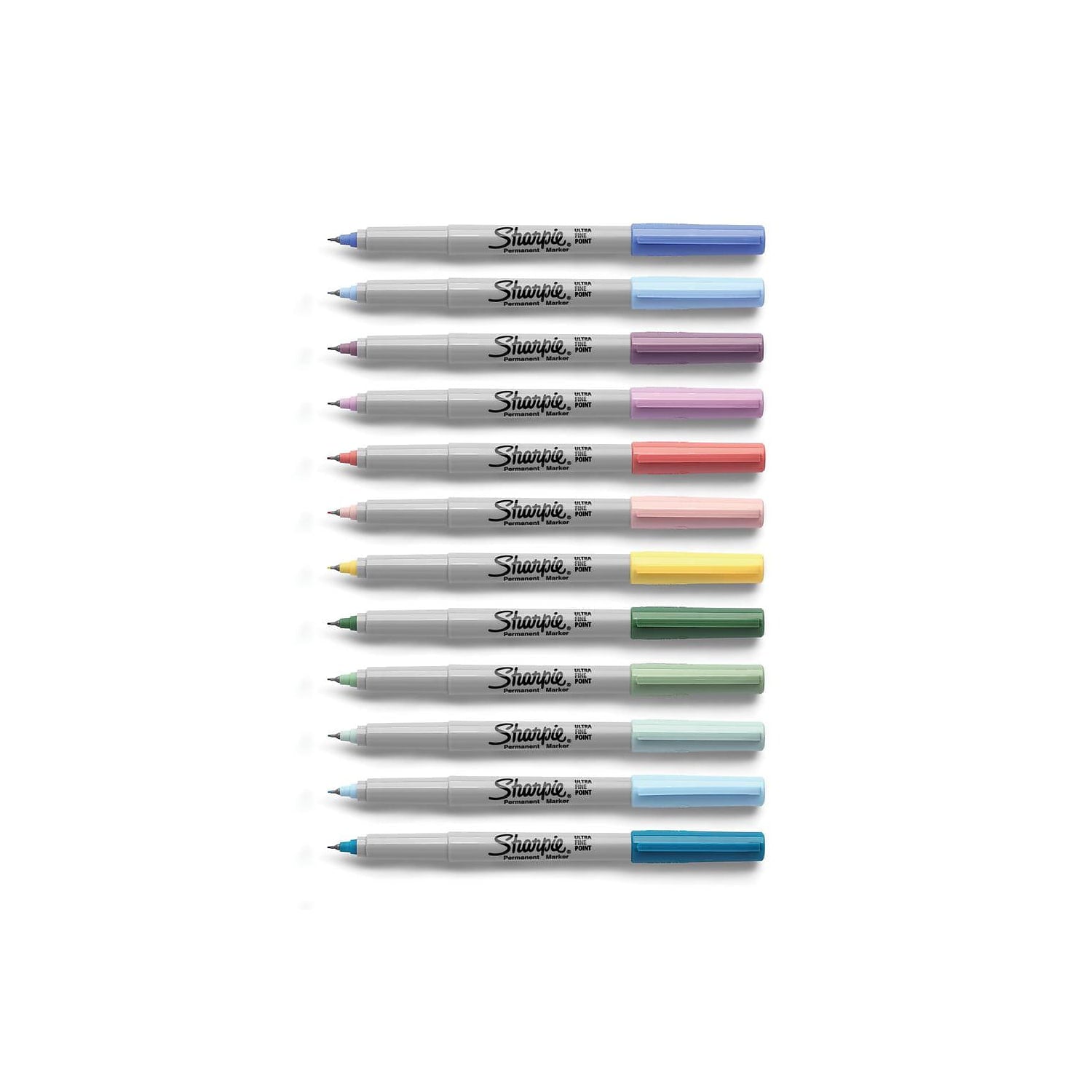 Sharpie Permanent Markers, Mystic Gem, Ultra-Fine Point, Assorted, 24 Count