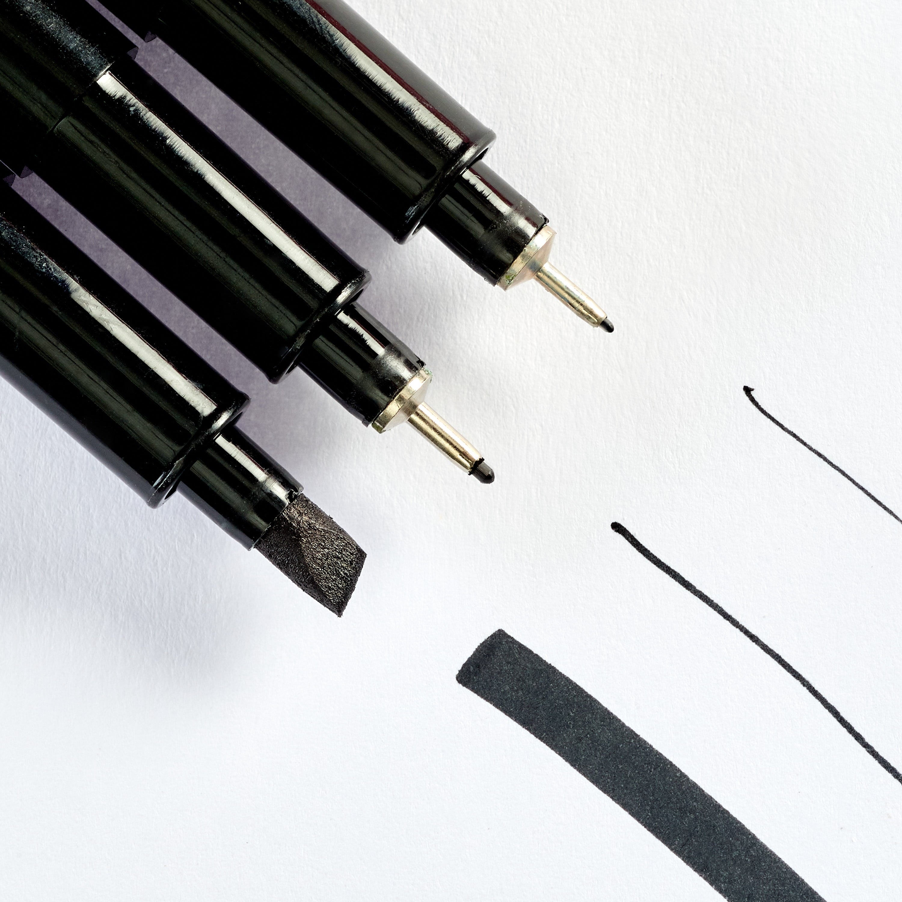 Hello Hobby Black Fine Line Marker Set, 12 Count Art Pens