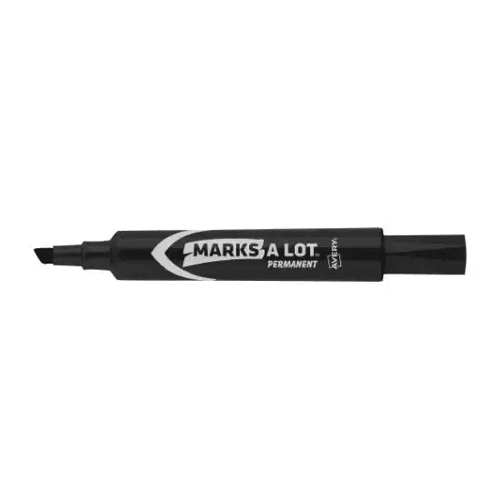 Marks Desk Style Permanent Markers Chisel