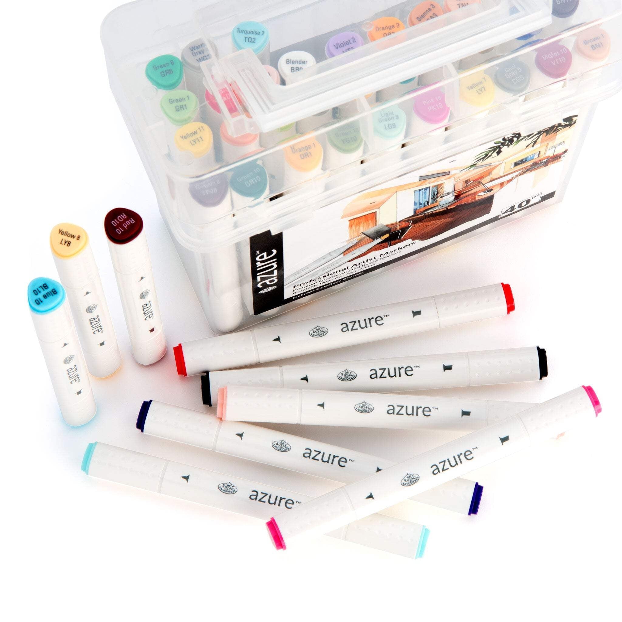 Royal & Langnickel Azure™ 40pc Color Marker Set