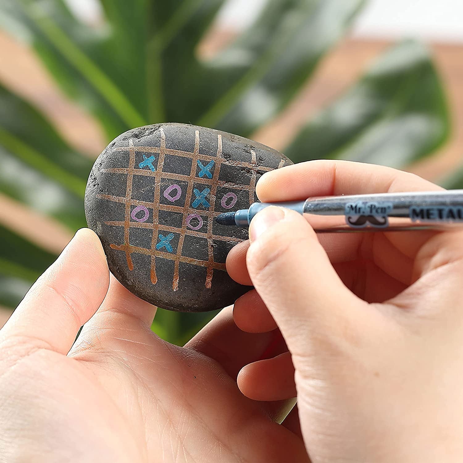 Mr. Pen- Metallic Markers, Metallic Paint Pens, 10 Pack, Colorful, Metallic Permanent Markers