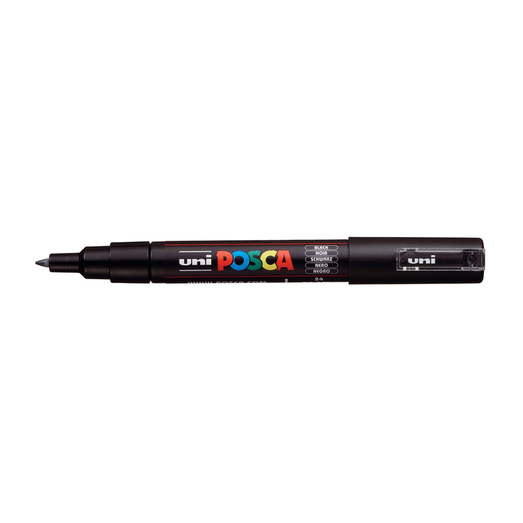 POSCA Paint Marker, PC-1M Extra Fine, Black