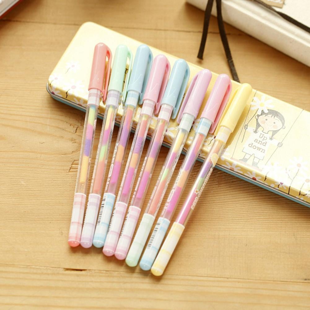 1pc Highlighter Pastels Colorful Ink Rainbow Color Color Gouache Pen Pens G M5V6 K6A7