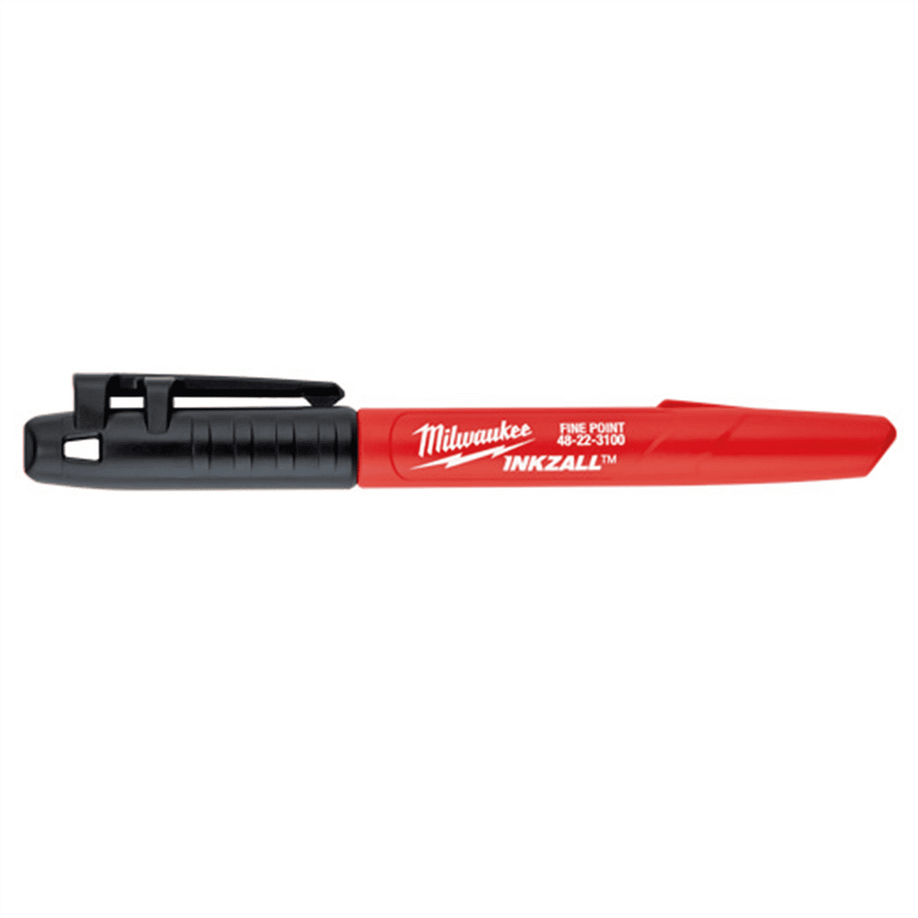 Milwaukee 48-22-3104 INKZALL Fine Point Black Marker (4 Pack)