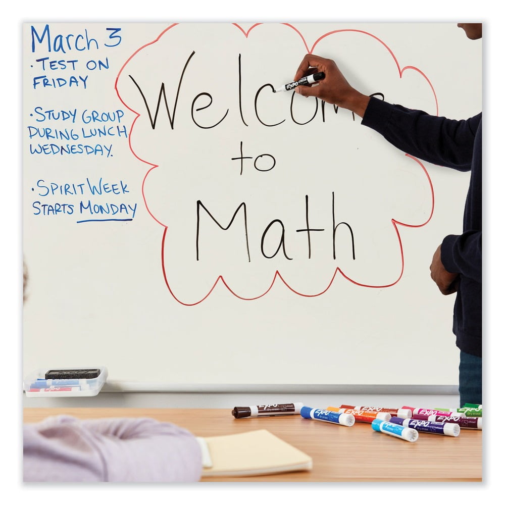 Expo Low-Odor Dry Erase Chisel Tip Markers - Chisel Marker Point Style - Assorted - 36 / Box