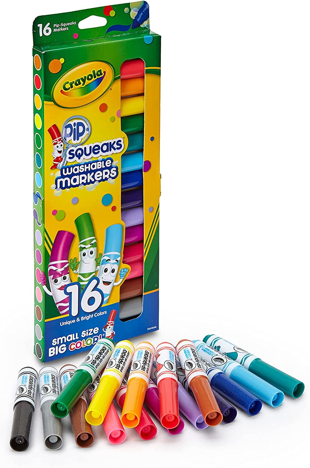 Crayola Pip-Squeaks Marker Set, 16-Colors