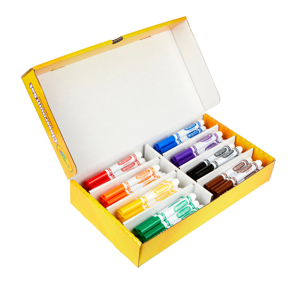 Crayola Classroom Set Broad Line Art Markers, 80 Ct, Teacher Appreciation Week Gifts, Teacher Supplies