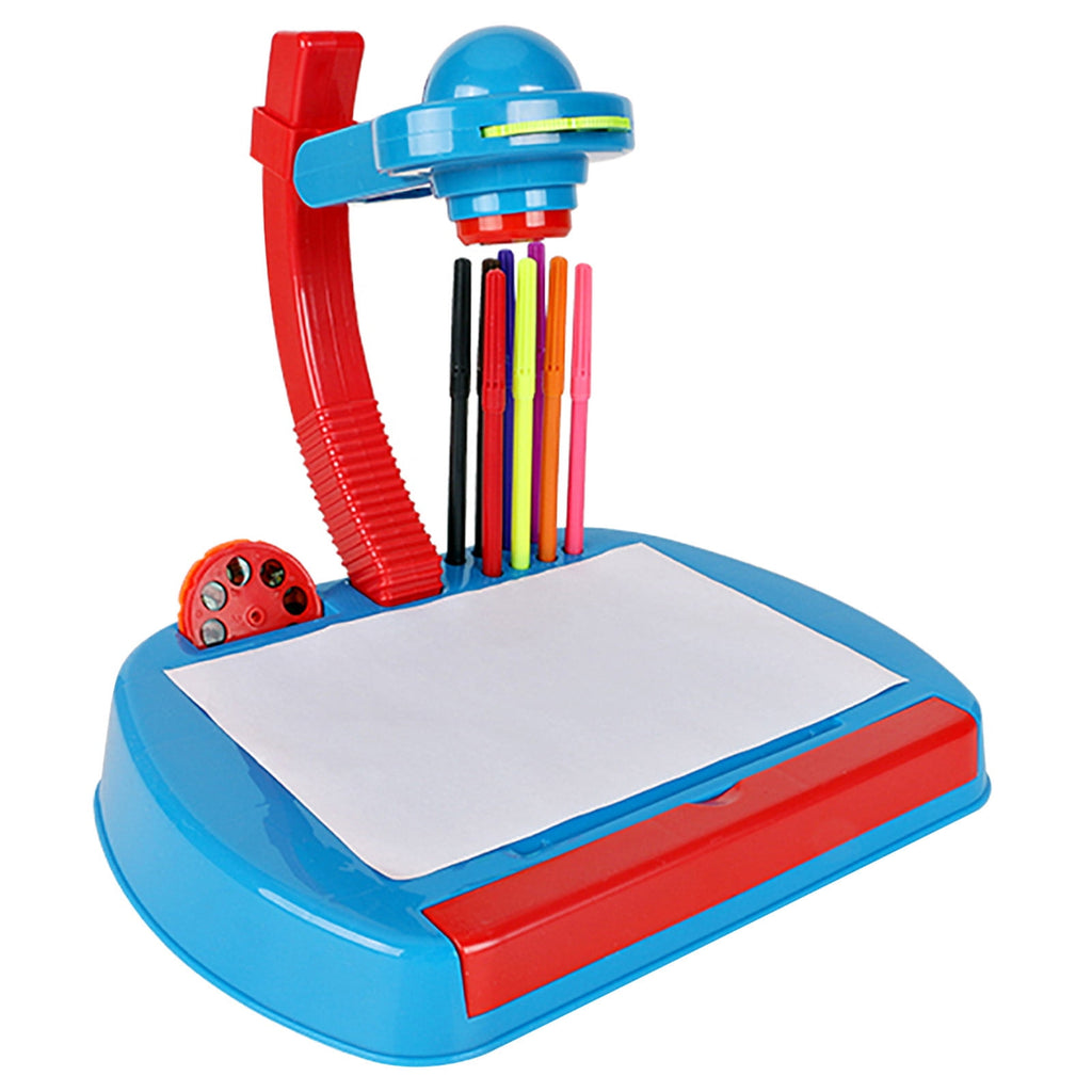 Drawing Projector for Kids Children's Projector Ainting Projection Desk Writing Board Drawing Board Toy 5ml